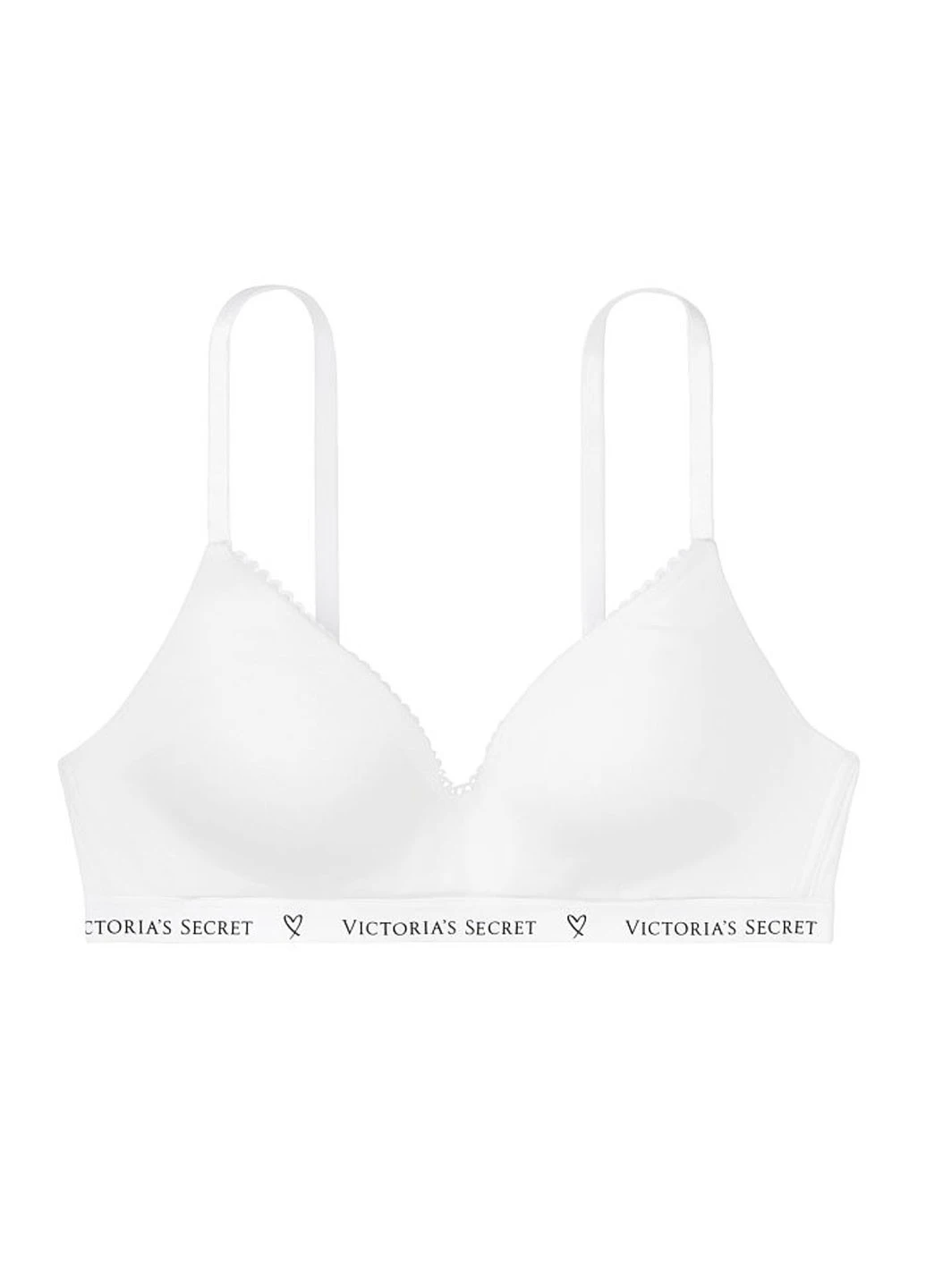 Белый демисезонный комплект (бюстгальтер, трусы) Victoria's Secret