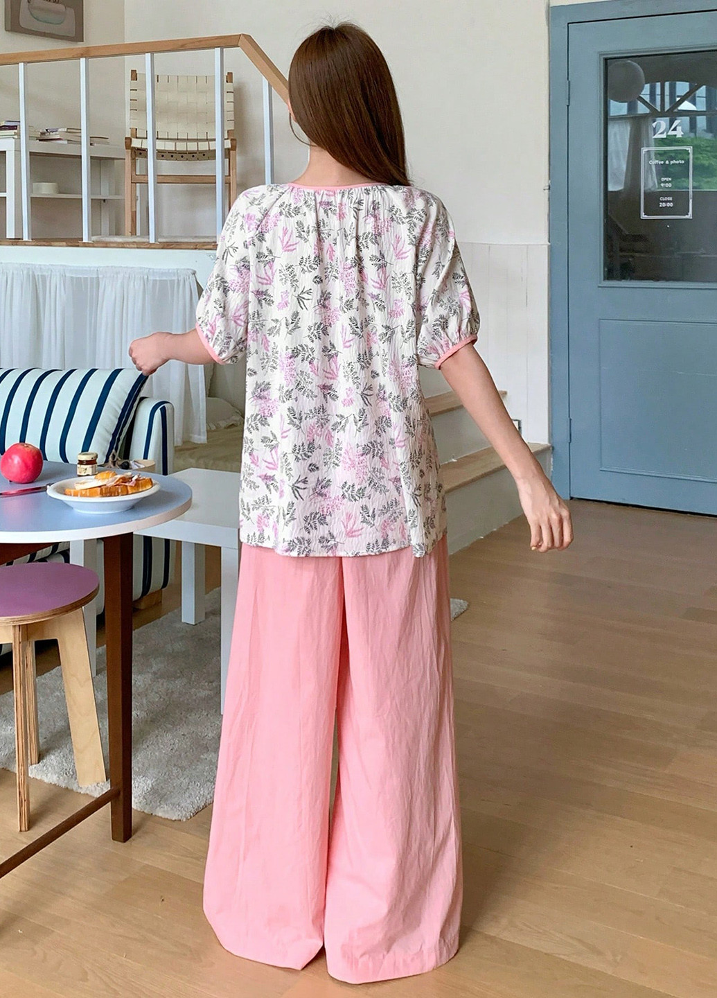 Рожева всесезон піжама (кофта, штани) кофта + брюки SHEIN