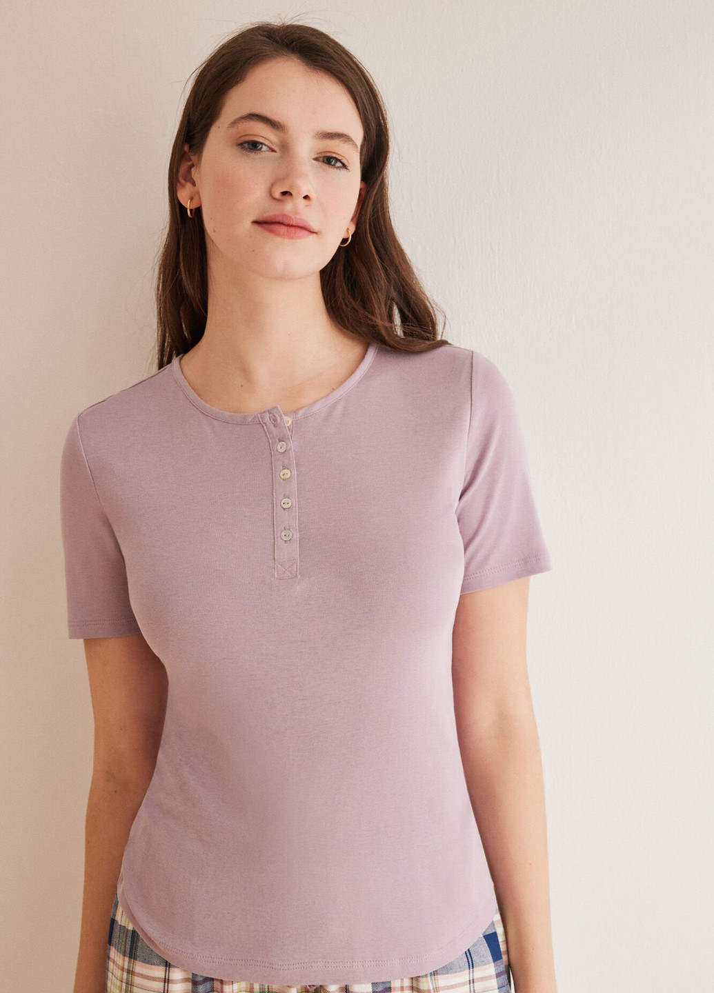 Фиолетовая всесезон футболка Women'secret