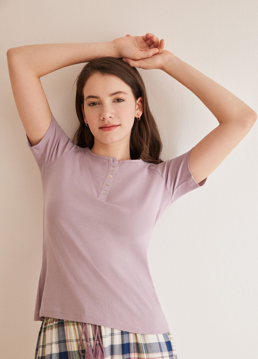 Фиолетовая всесезон футболка Women'secret