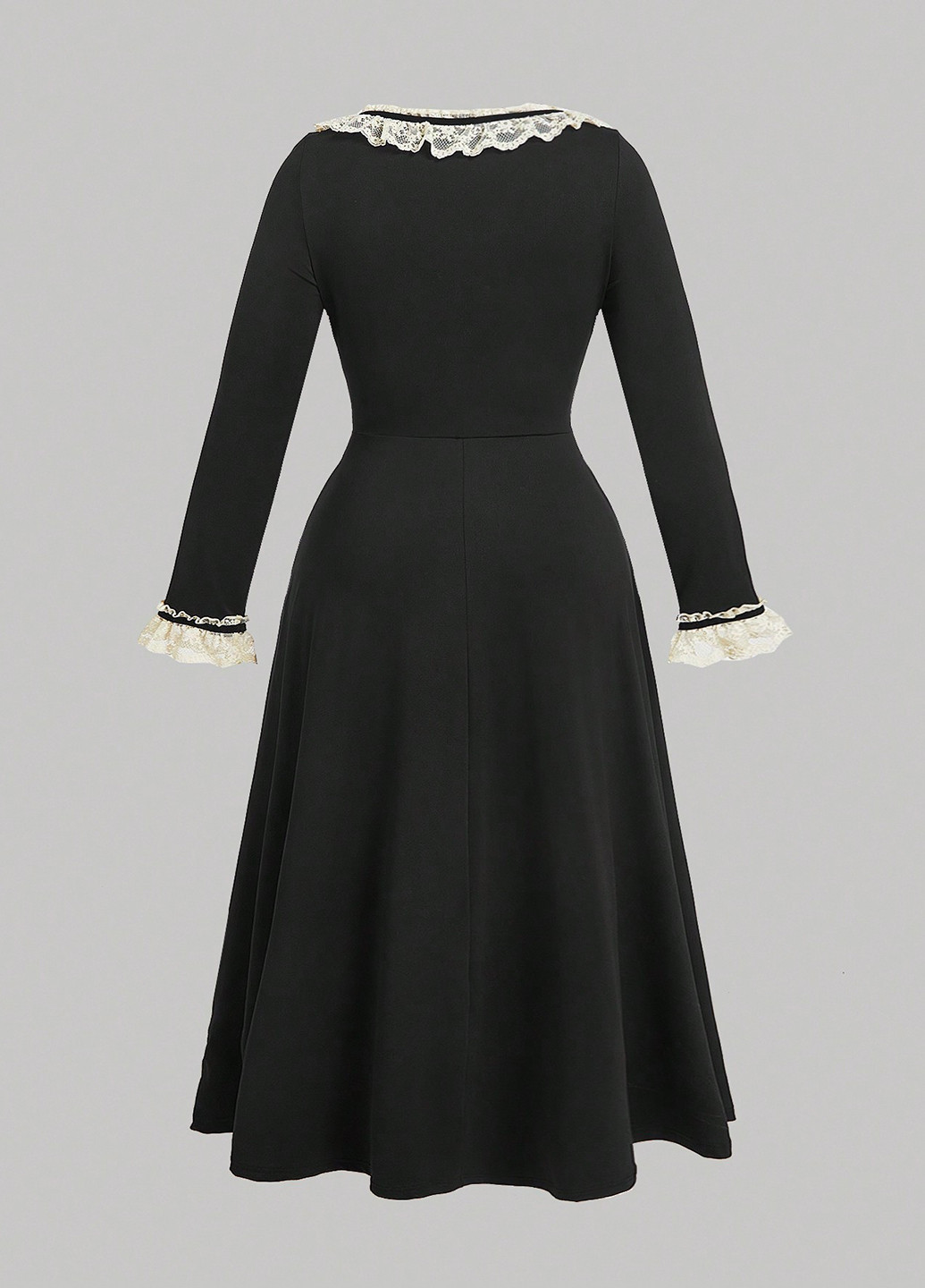 Чорна кежуал сукня а-силует SHEIN однотонна