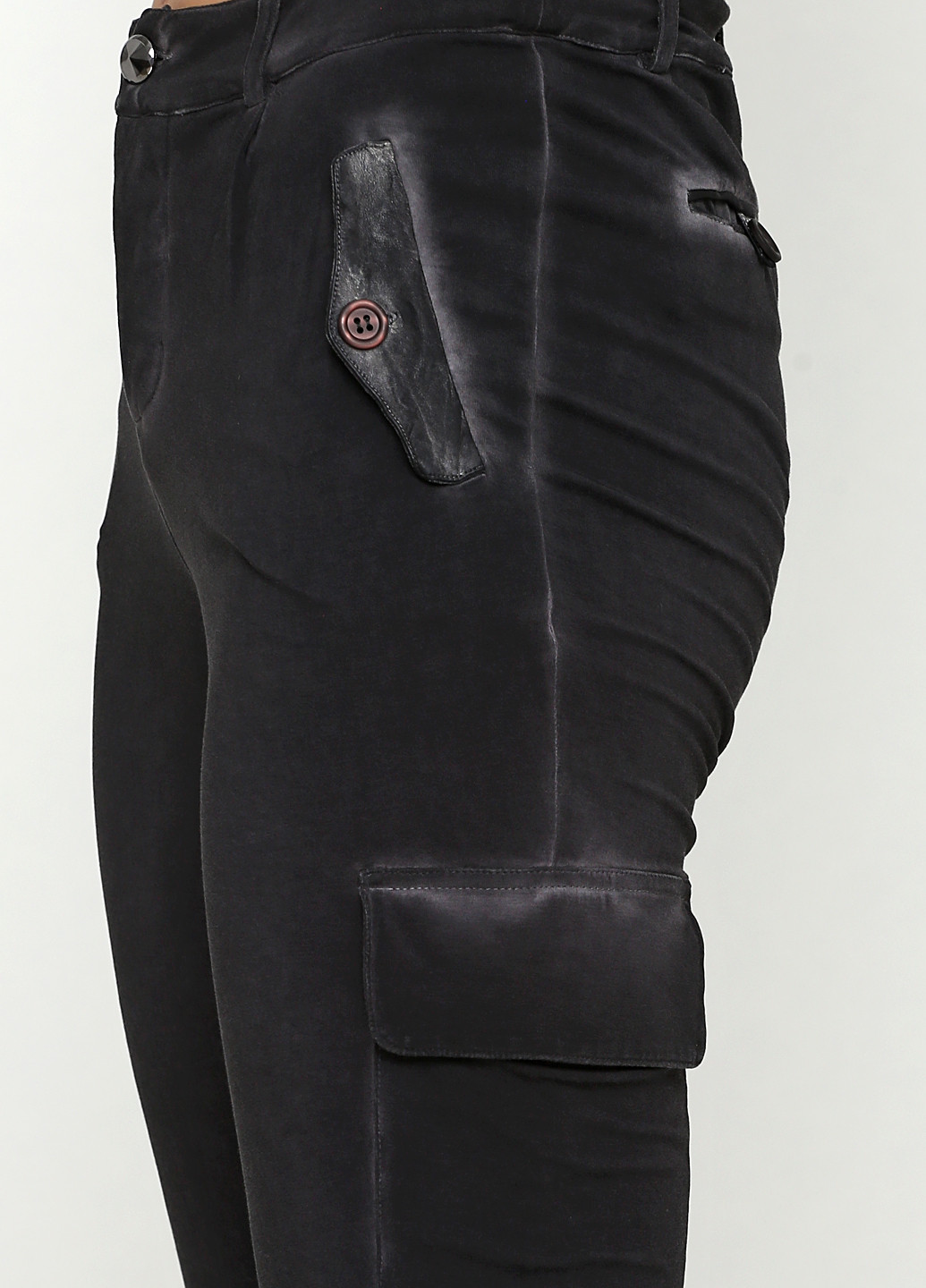 Темно-серые кэжуал демисезонные прямые брюки Liu Jo