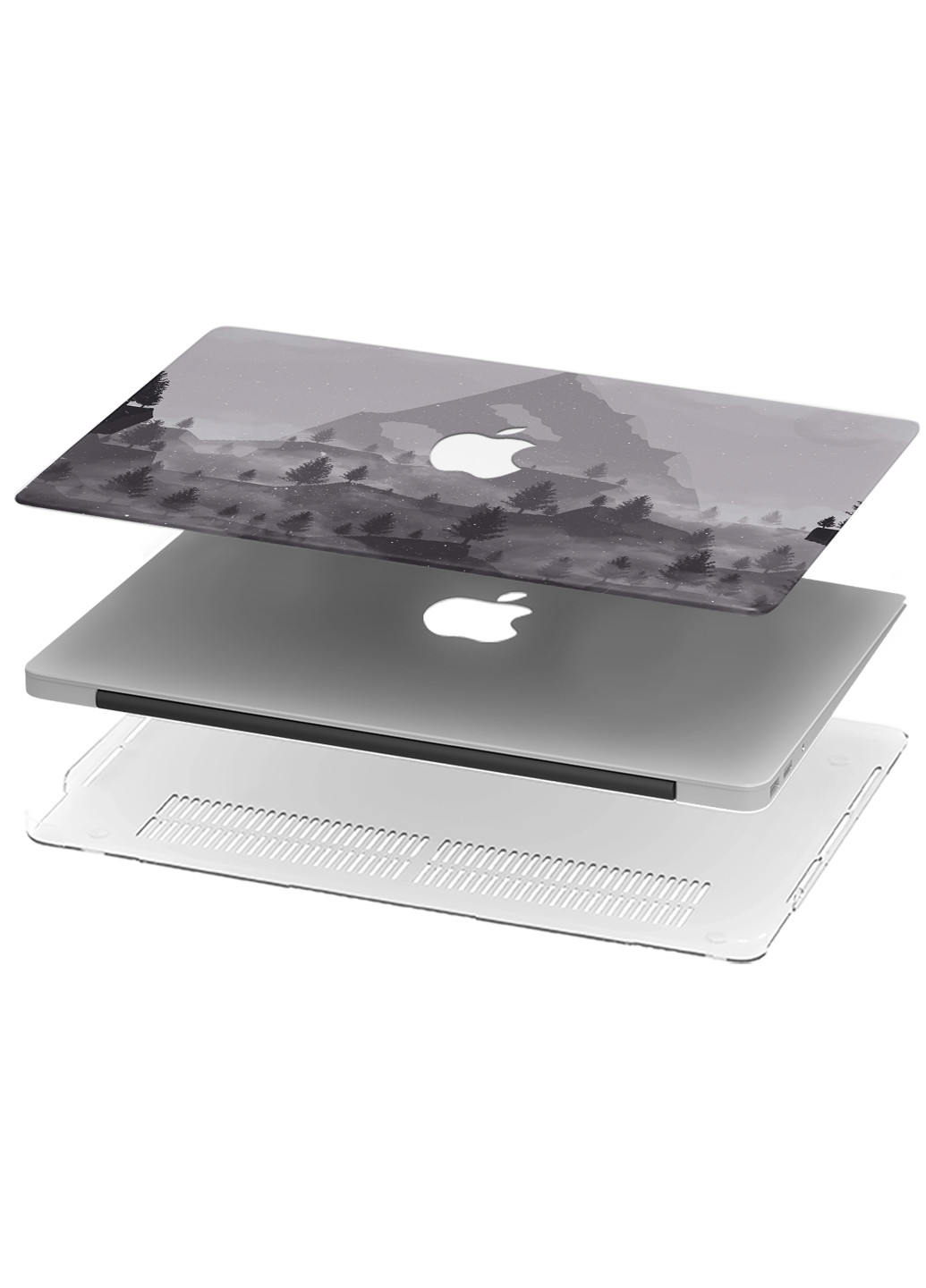 Чохол пластиковий для Apple MacBook Pro Retina 15 A1398 Мінімалізм (Minimal landscape) (6353-2737) MobiPrint (219124315)