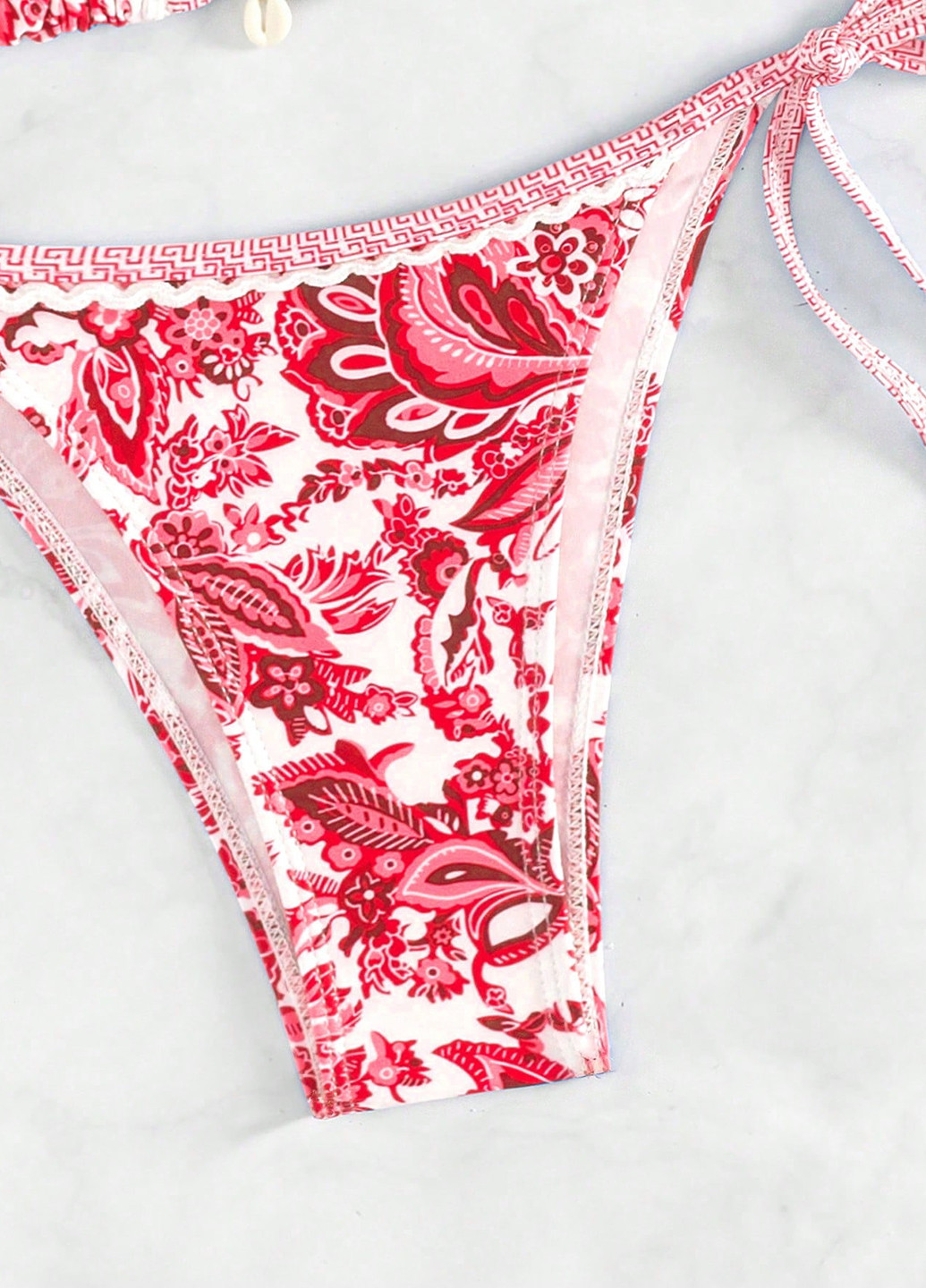 Комбинированный летний купальник (лиф, трусики) раздельный, бикини SHEIN