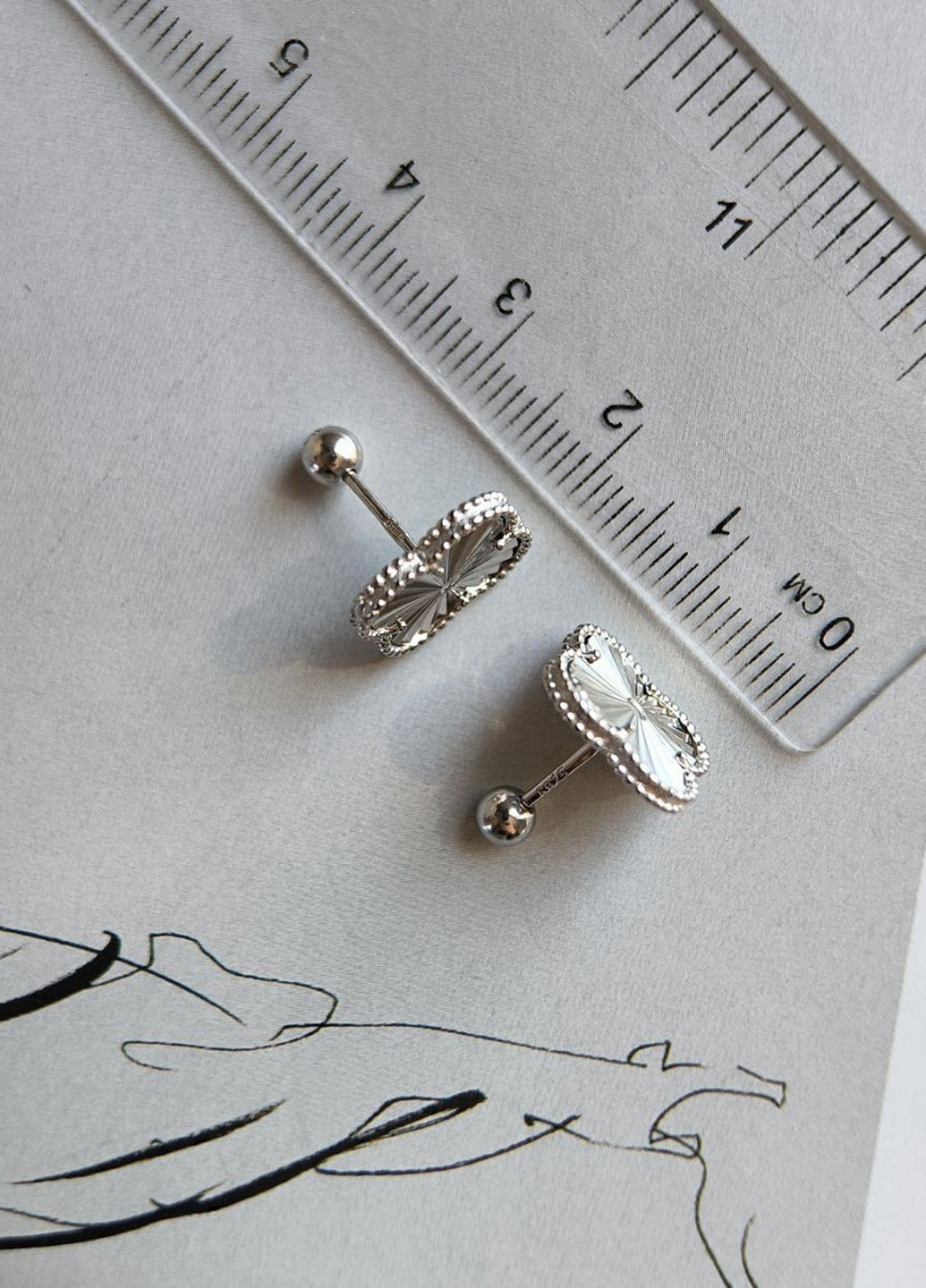 Сережки Silver Flame (329999928)