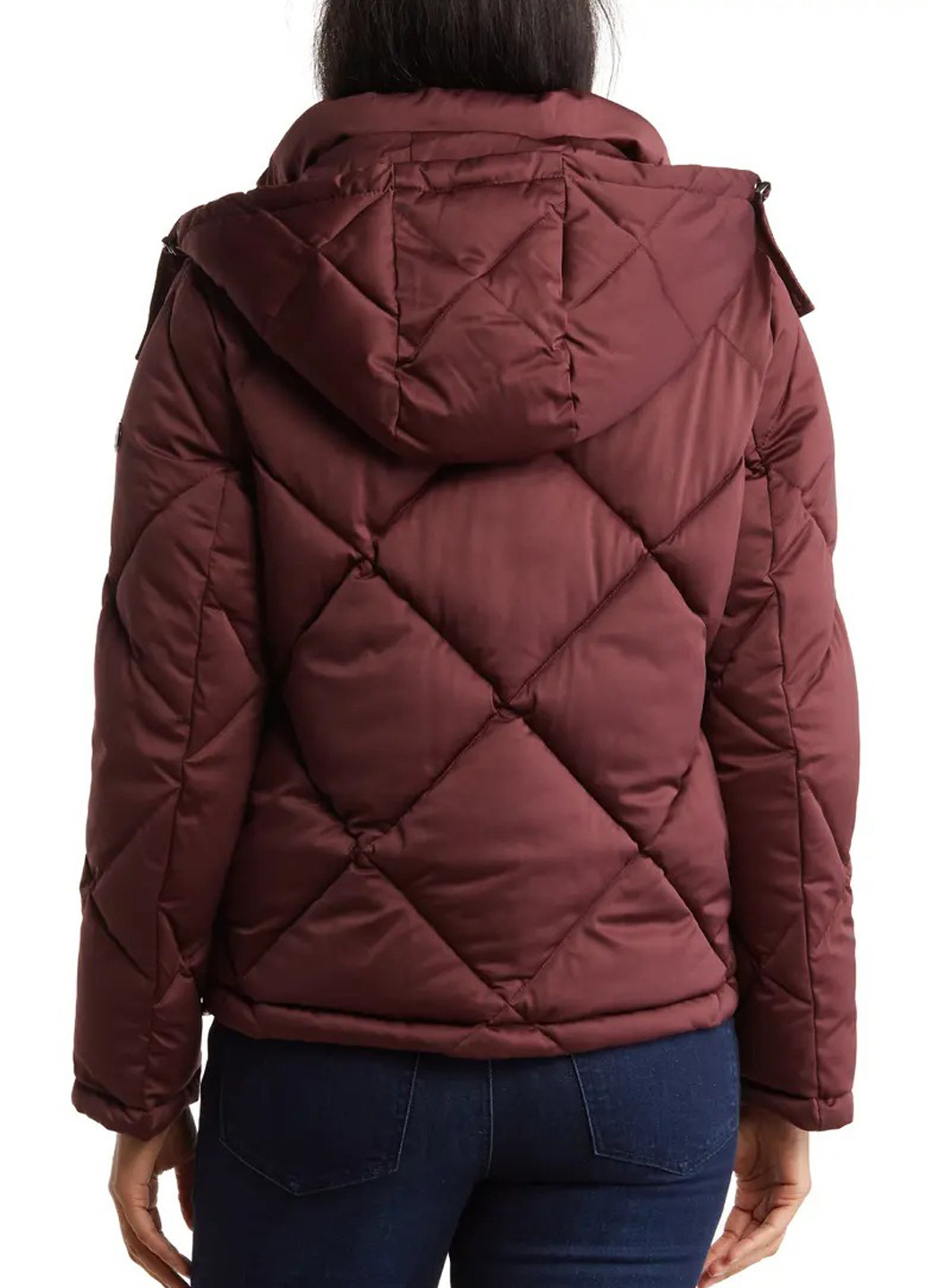 Бордовая демисезонная куртка Calvin Klein