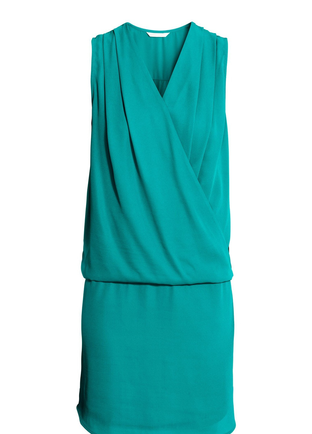 Бирюзовое кэжуал платье для беременных H&M однотонное