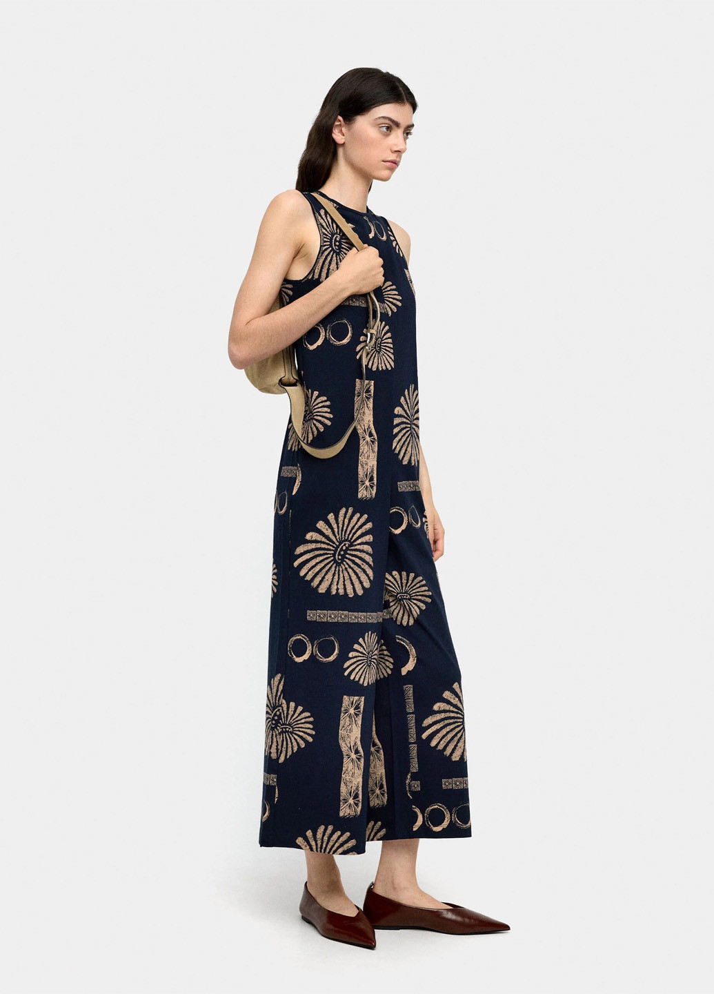 Комбінезон Parfois комбінезон-брюки малюнок синій кежуал бавовна