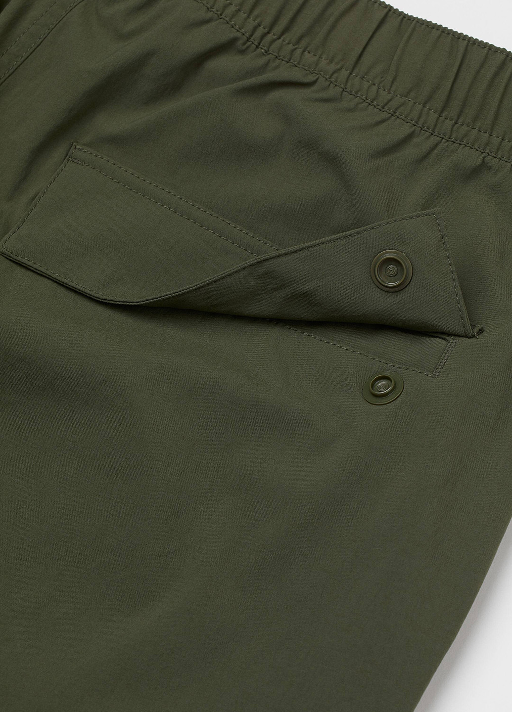 Темно-зеленые кэжуал демисезонные джоггеры, карго брюки H&M