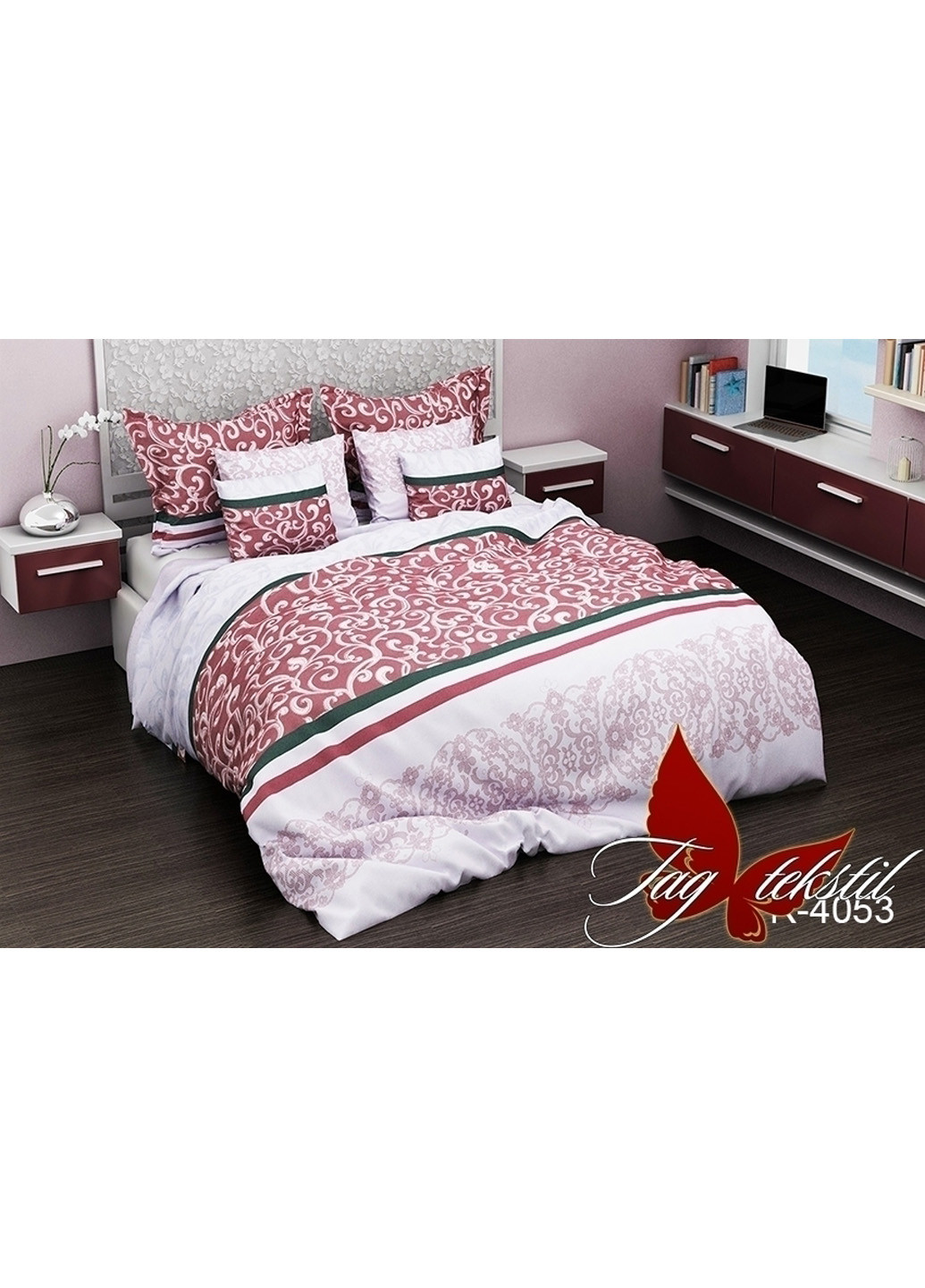 Комплект постільної білизни Сімейний Tag (202822995)