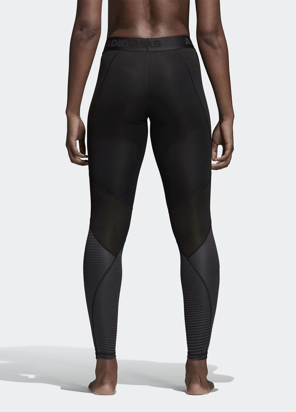 Черные демисезонные леггинсы adidas