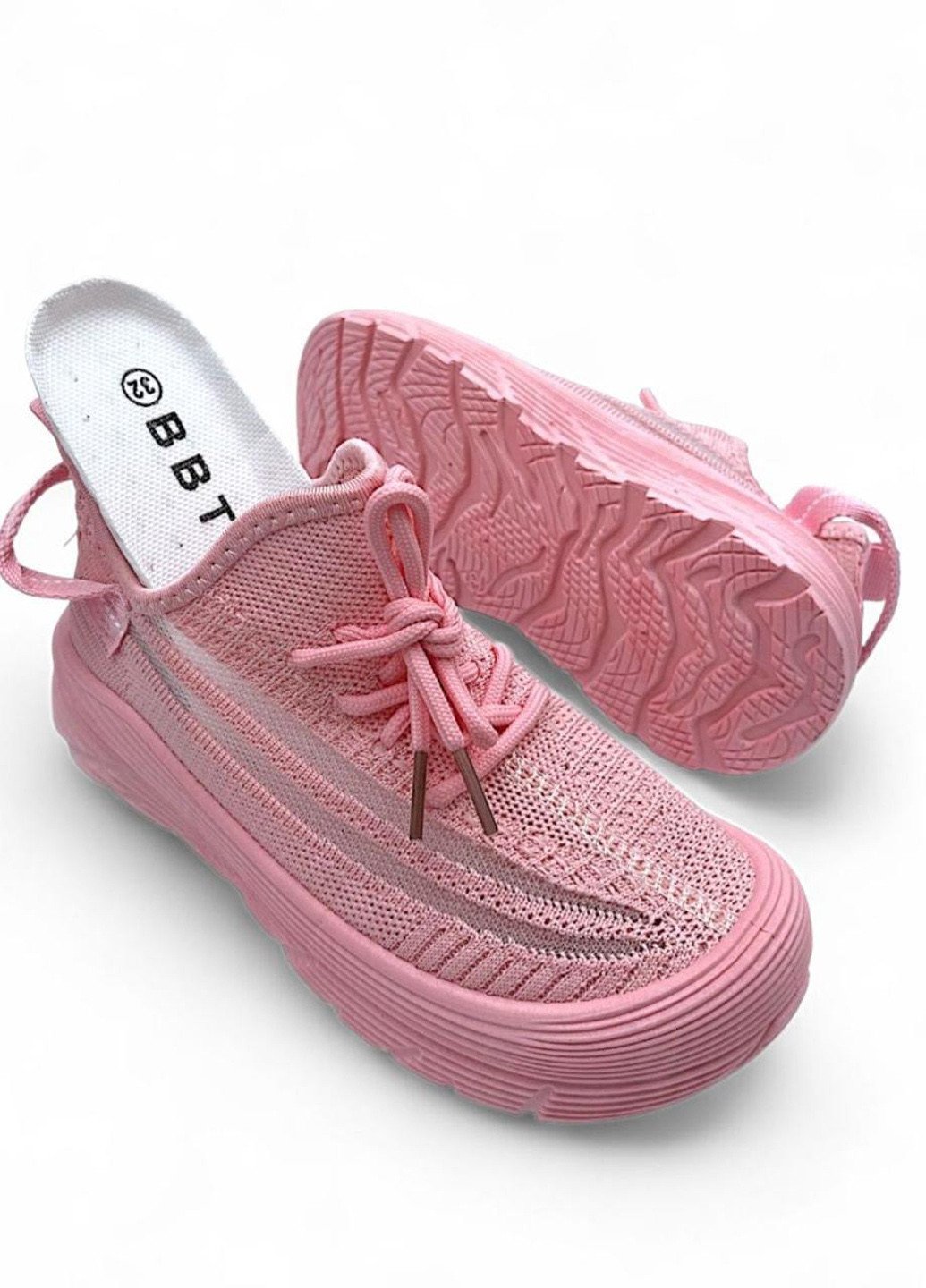 Розовые летние кроссовки BBT
