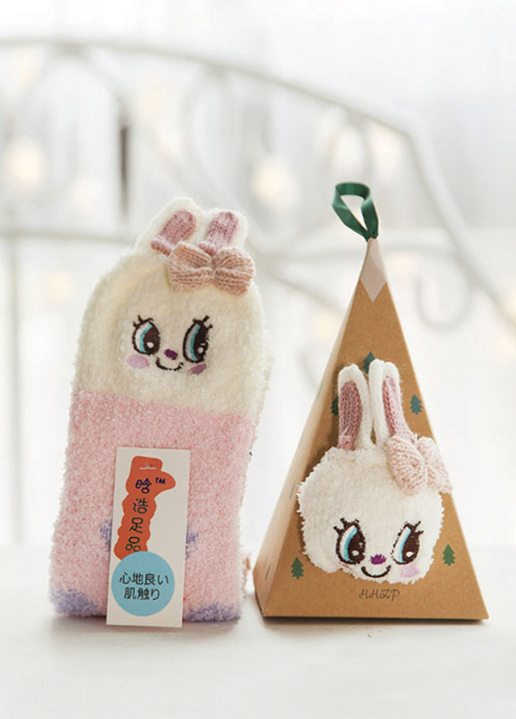 Носки MavkaSocks Пушистые Кролик 1 пара Happy Socks (252297786)