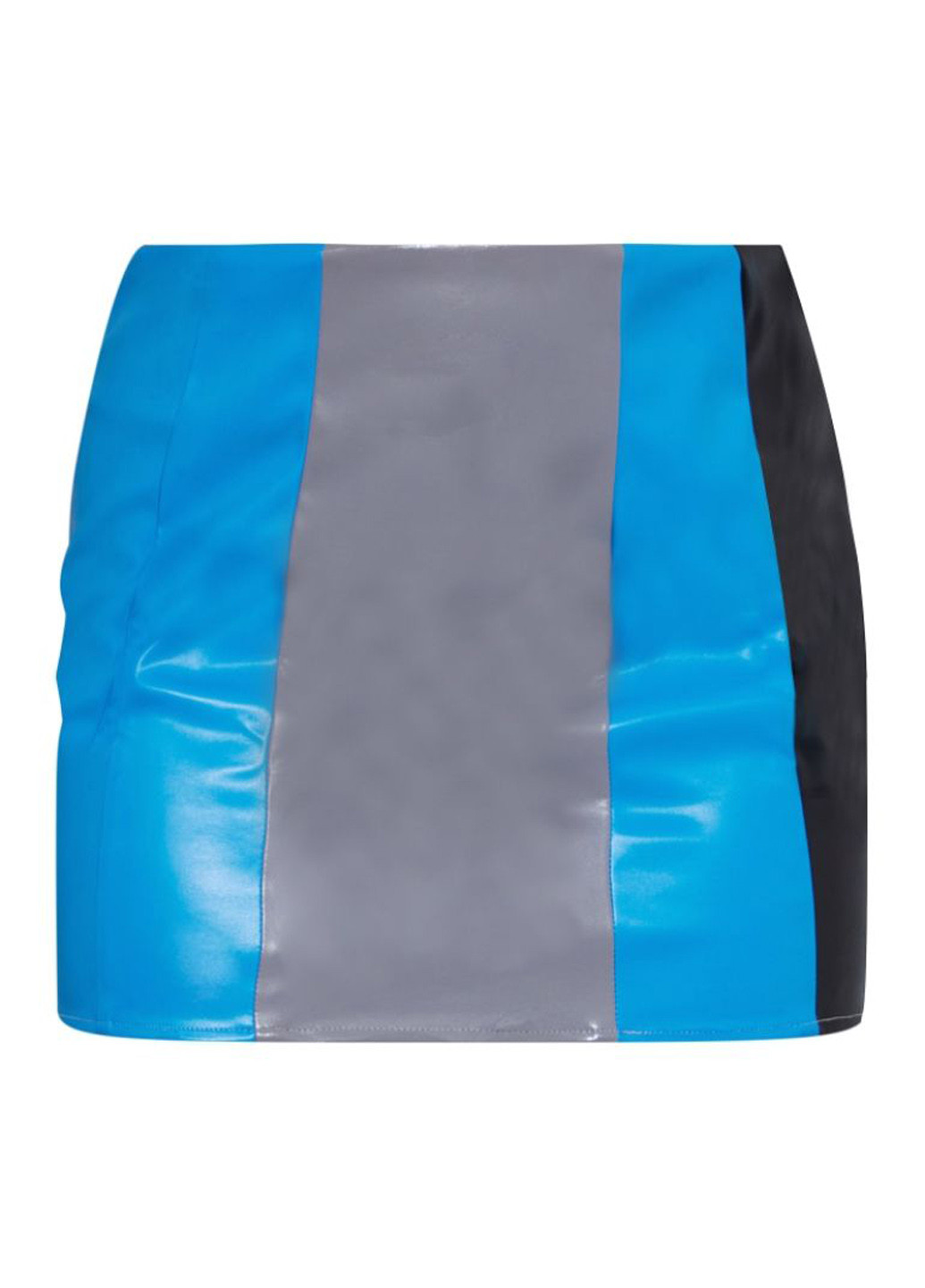 Синяя кэжуал в полоску юбка PrettyLittleThing