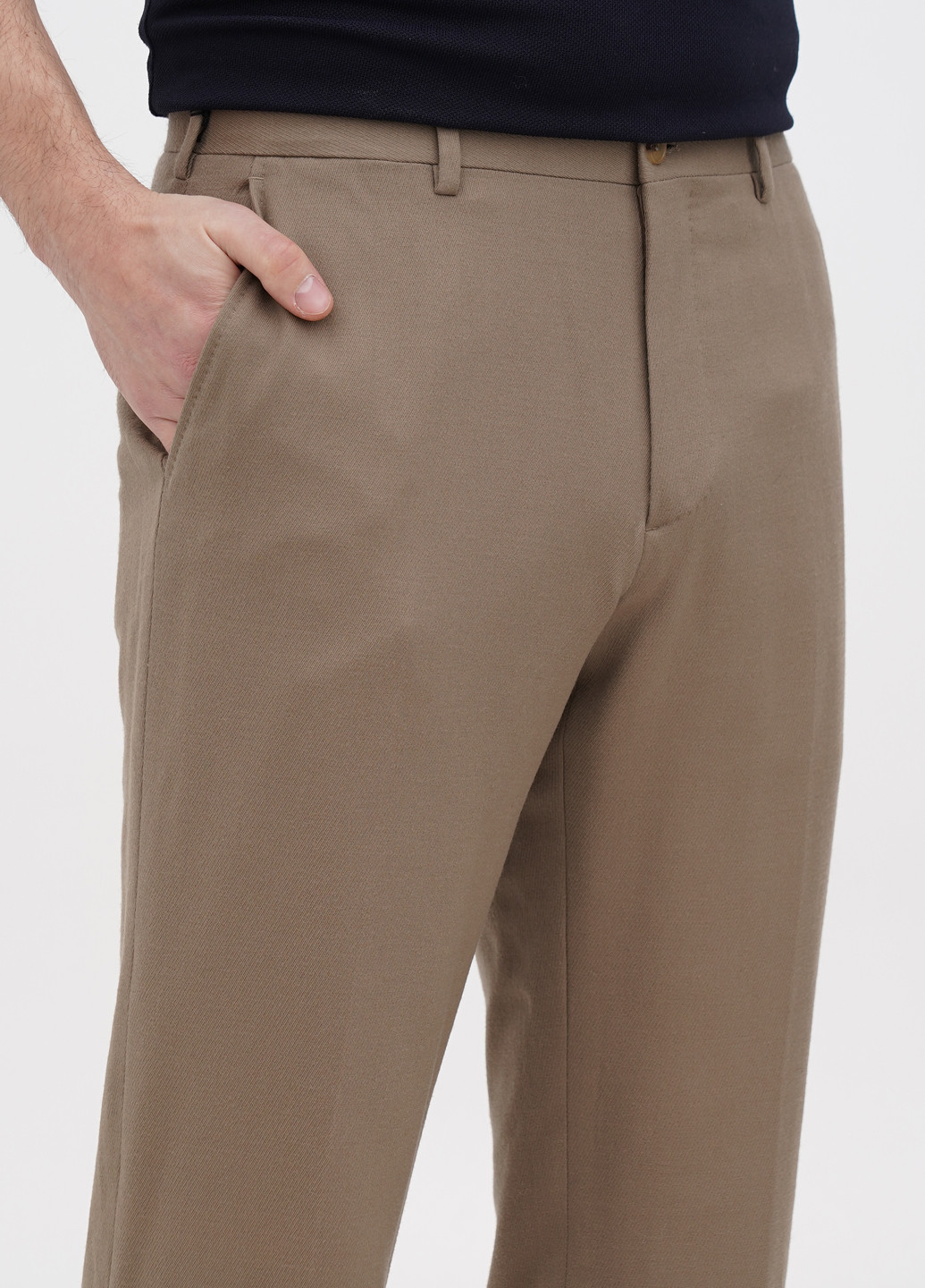 Хаки кэжуал демисезонные прямые брюки Ralph Lauren