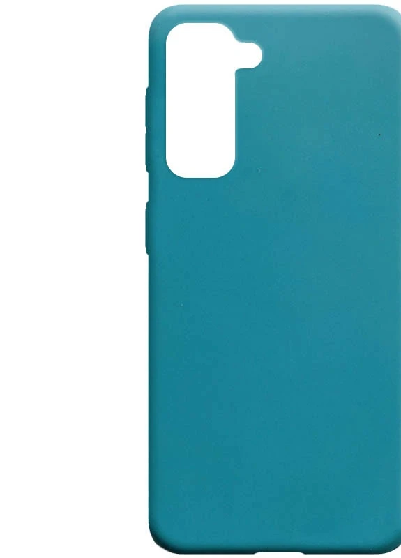 Силіконовий чохол Candy для Samsung Galaxy S21 + Синій / Powder Blue (is_00000041908_13) Epik (238480363)