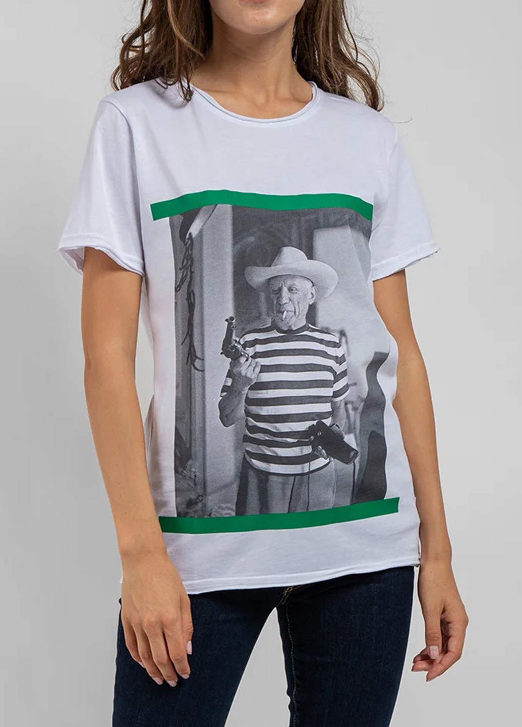 Белая футболка с принтом Ko Samui - (250382600)