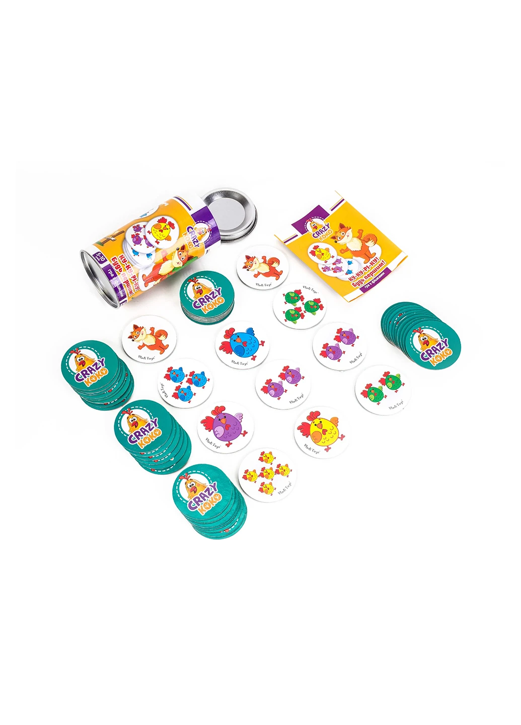 Настільна гра Гра в тубусі. Кукаріку! Vladi toys VT8020-08 (255292453)