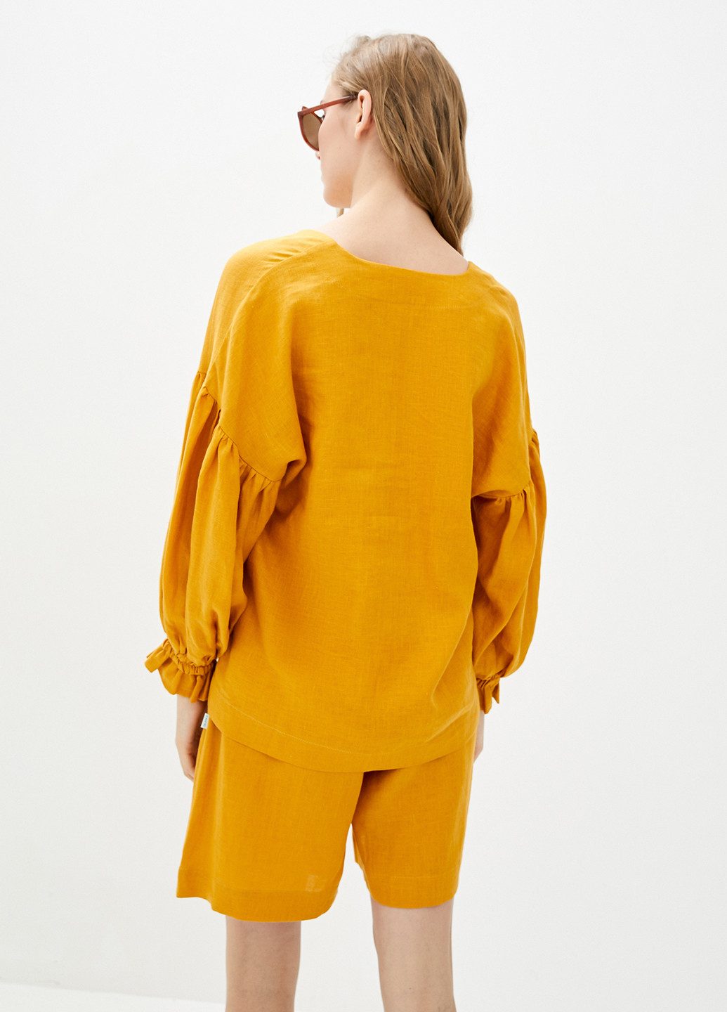 Гірчична блуза Silence