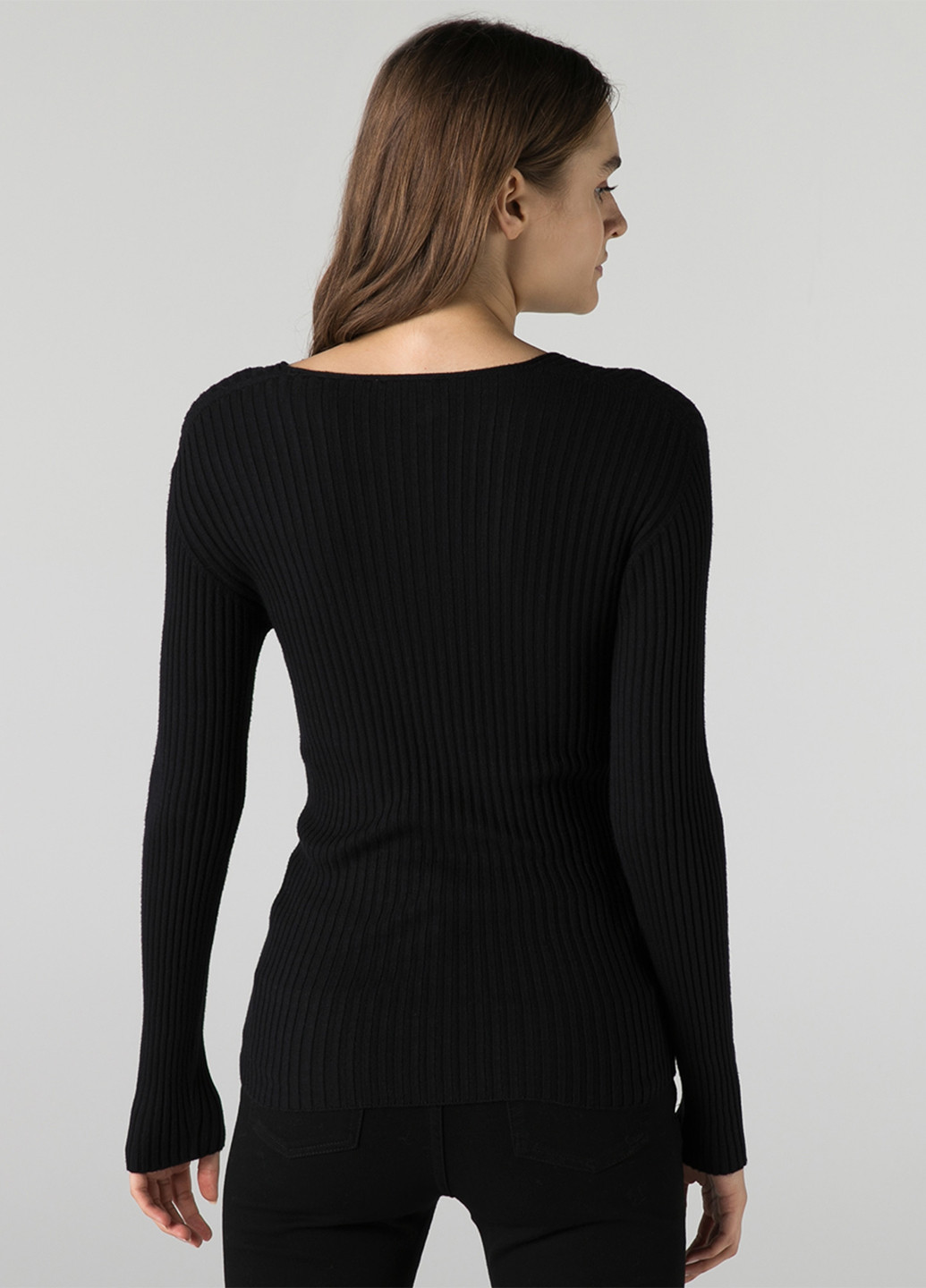 Чорний демісезонний пуловер пуловер Lacoste