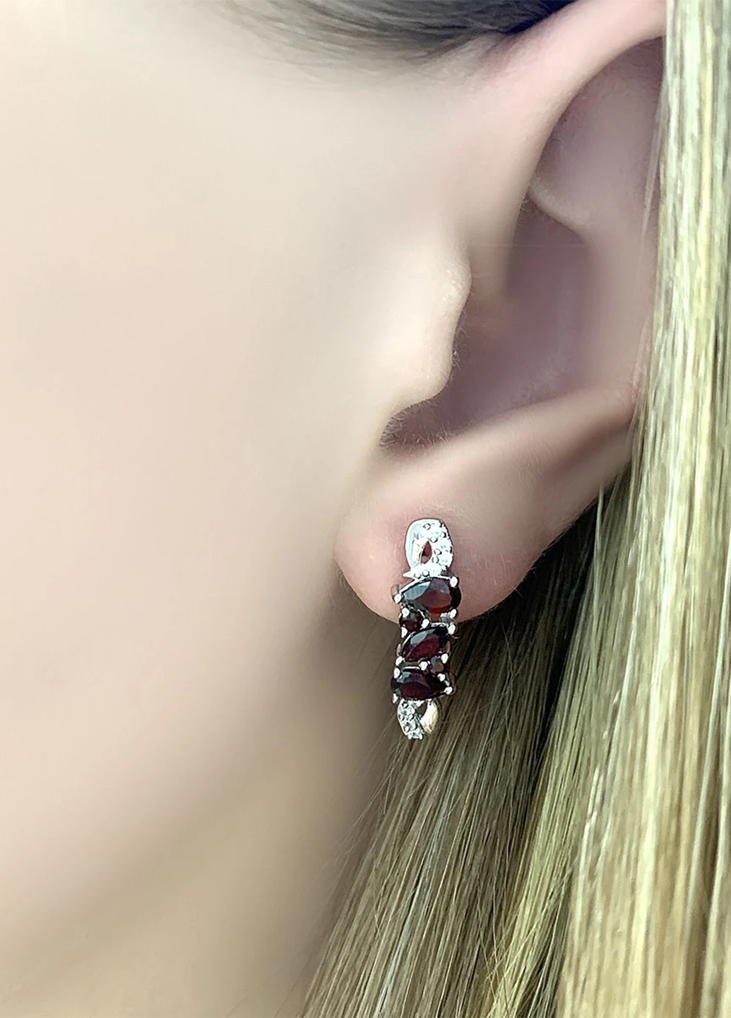 Сережки Silver Flame (233883911)