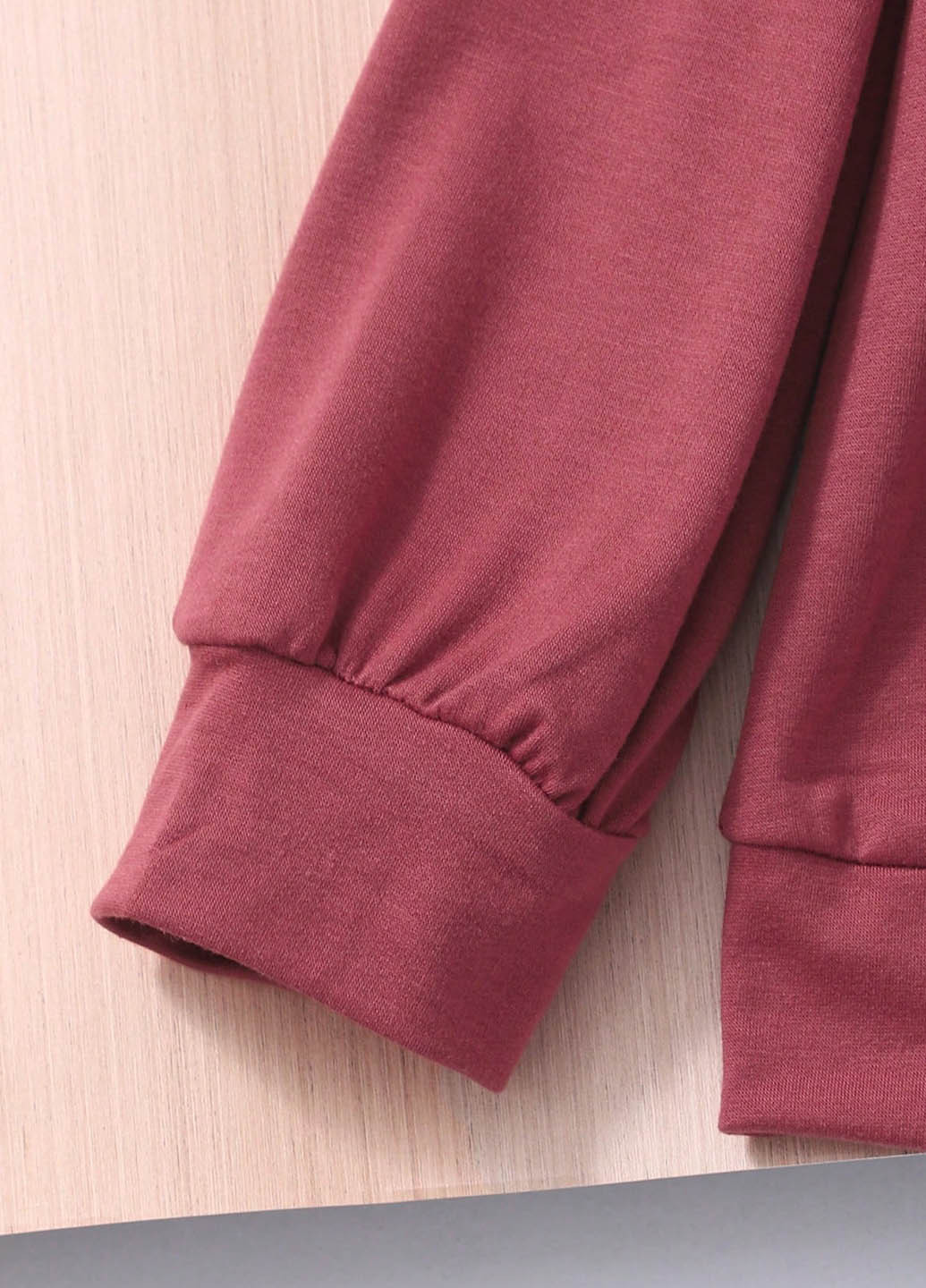 SHEIN свитшот рисунок бордовый кэжуал полиэстер