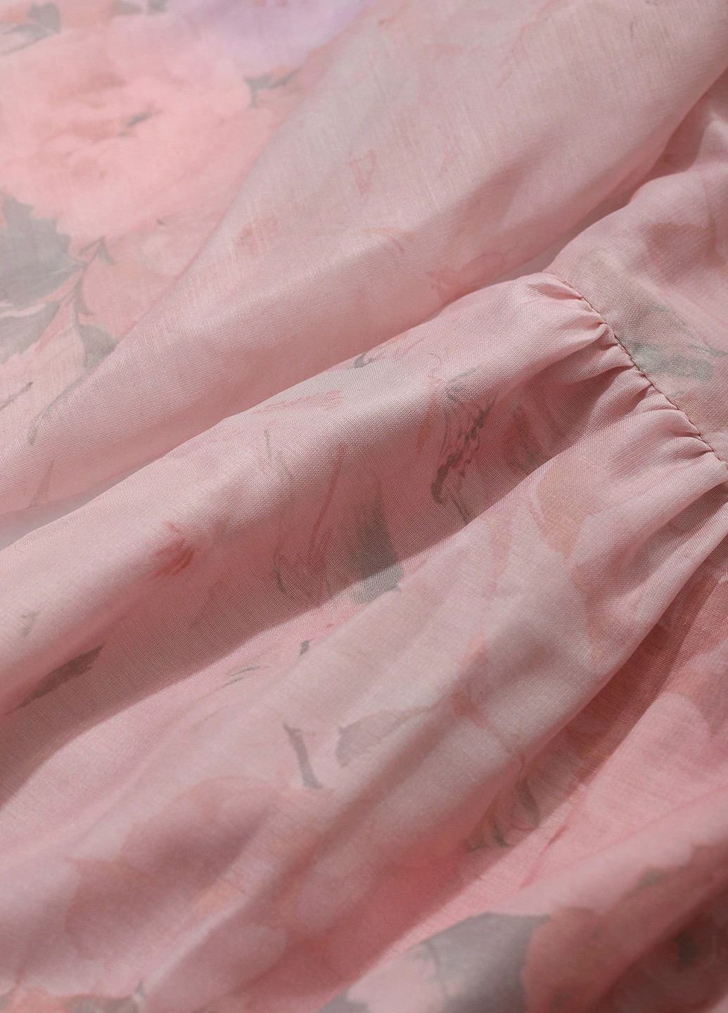 Розовое праздничный платье клеш SHEIN с цветочным принтом