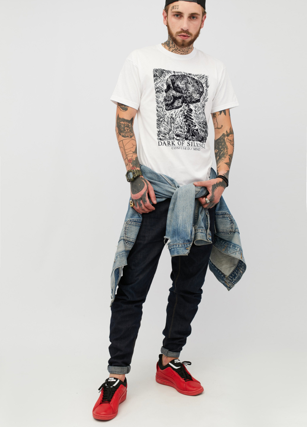 Белая футболка YAPPI