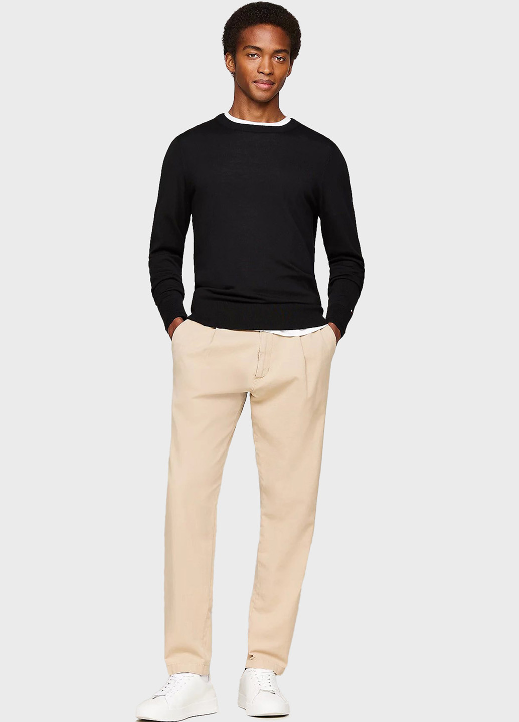 Черный зимний джемпер джемпер Tommy Hilfiger