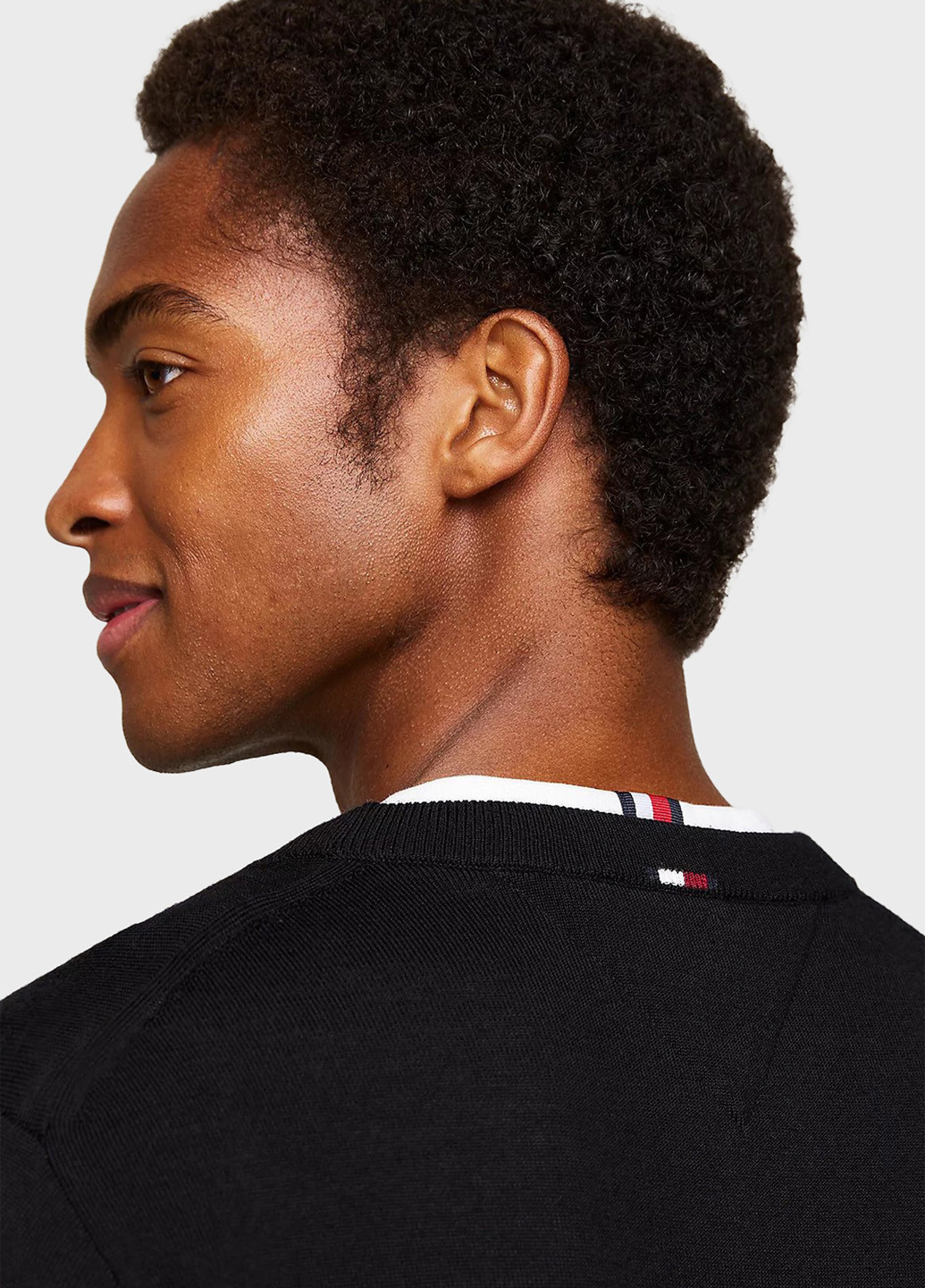 Черный зимний джемпер джемпер Tommy Hilfiger