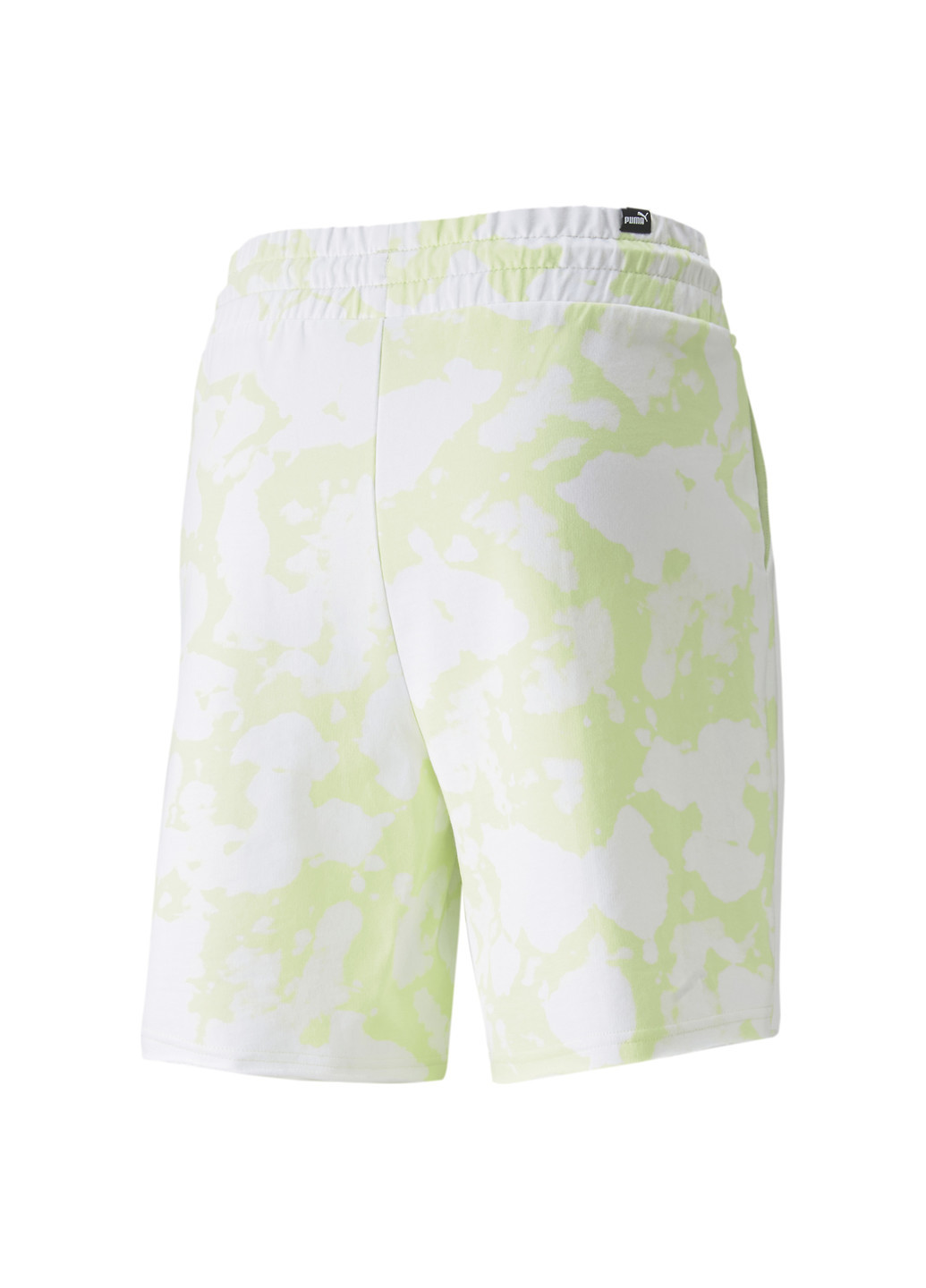 Шорты Summer Longline Women's Shorts Puma однотонные зелёные спортивные хлопок