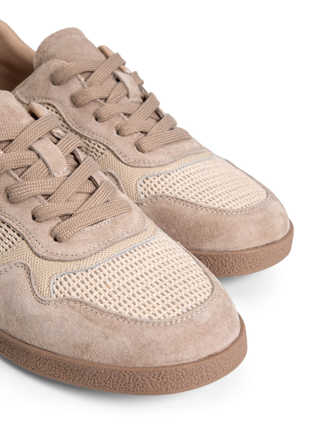 Темно-бежевые кеды Respect