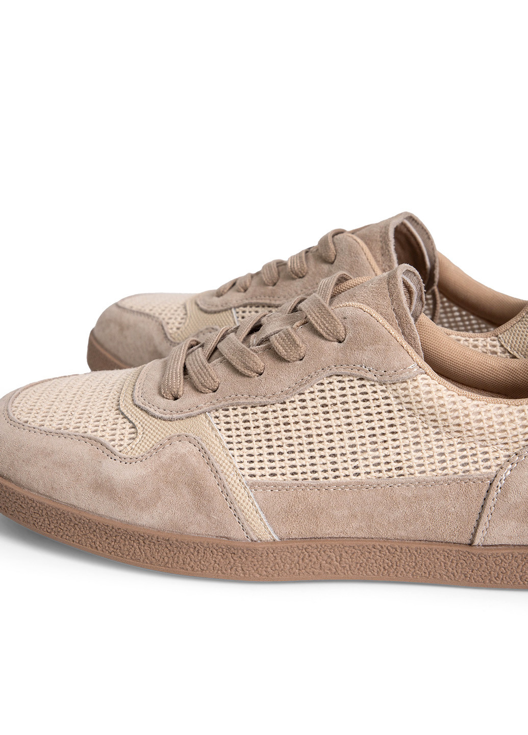 Темно-бежевые кеды Respect