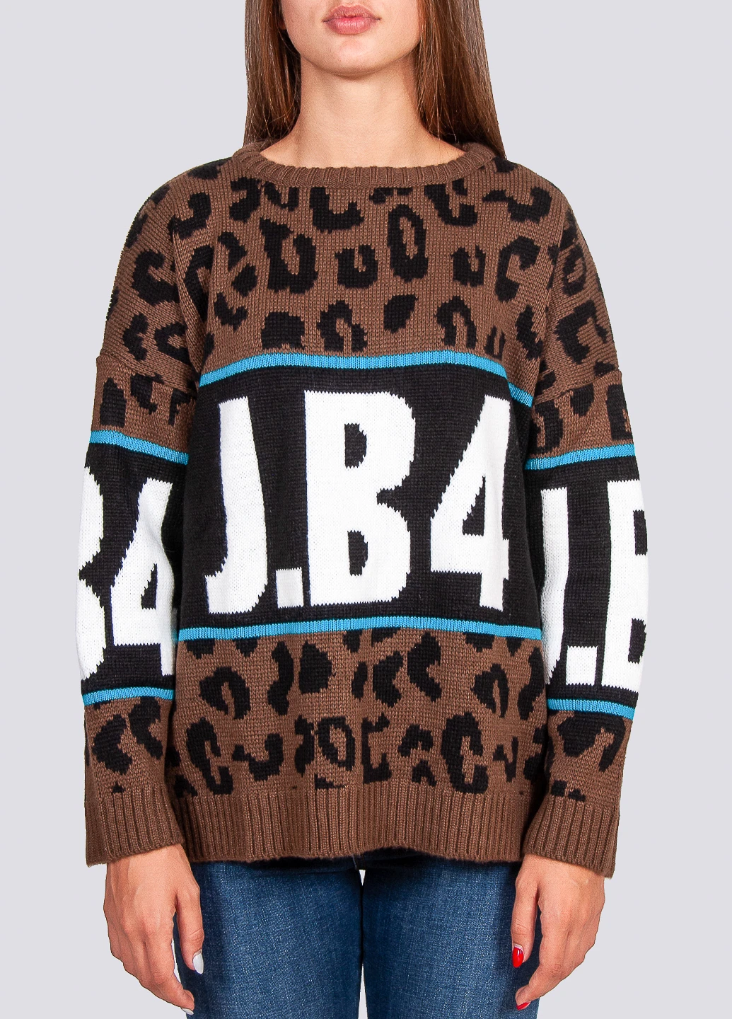 Коричневий зимовий светр J.B4 (Just Before)