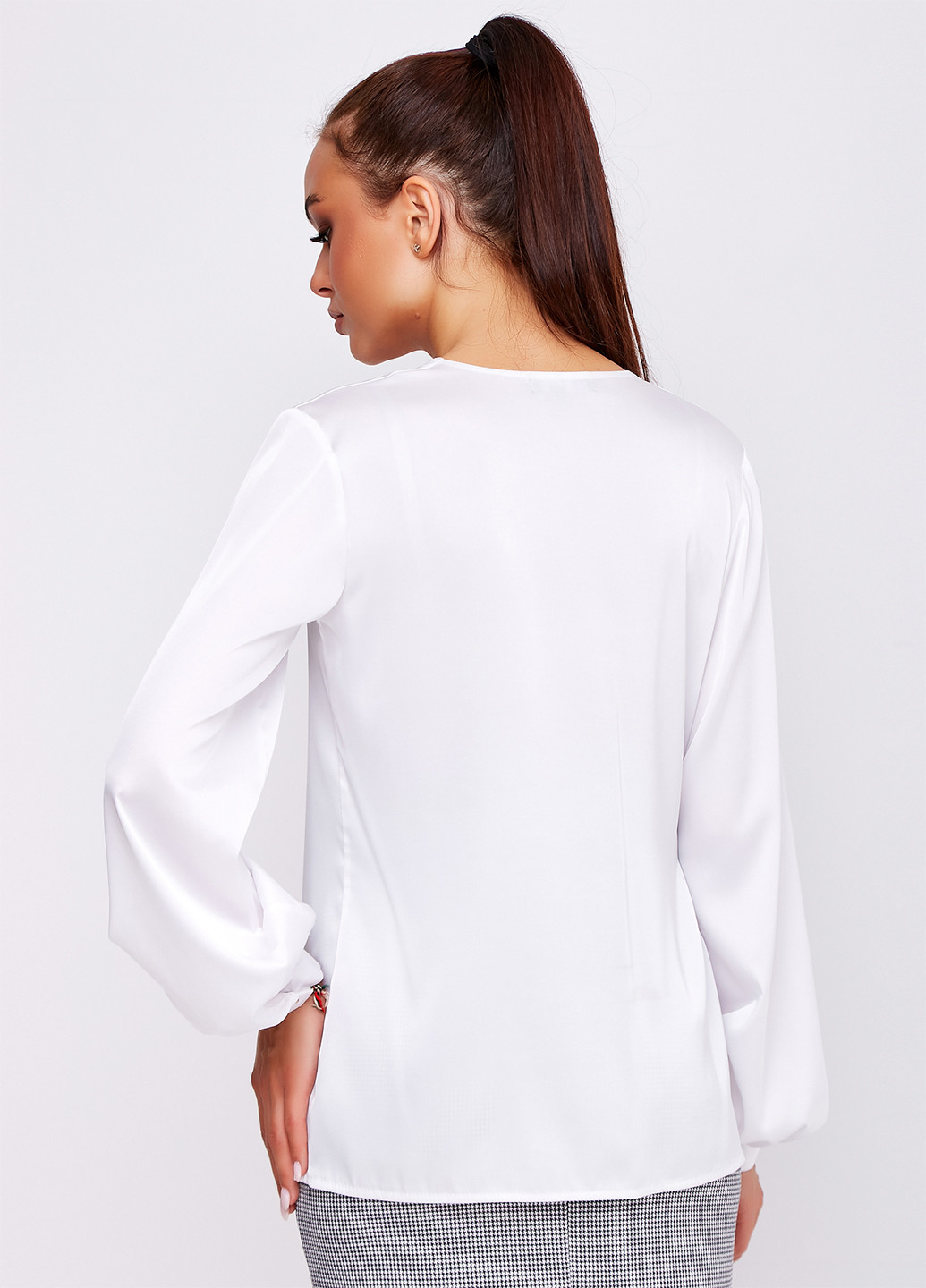 Біла демісезонна блуза ST-Seventeen