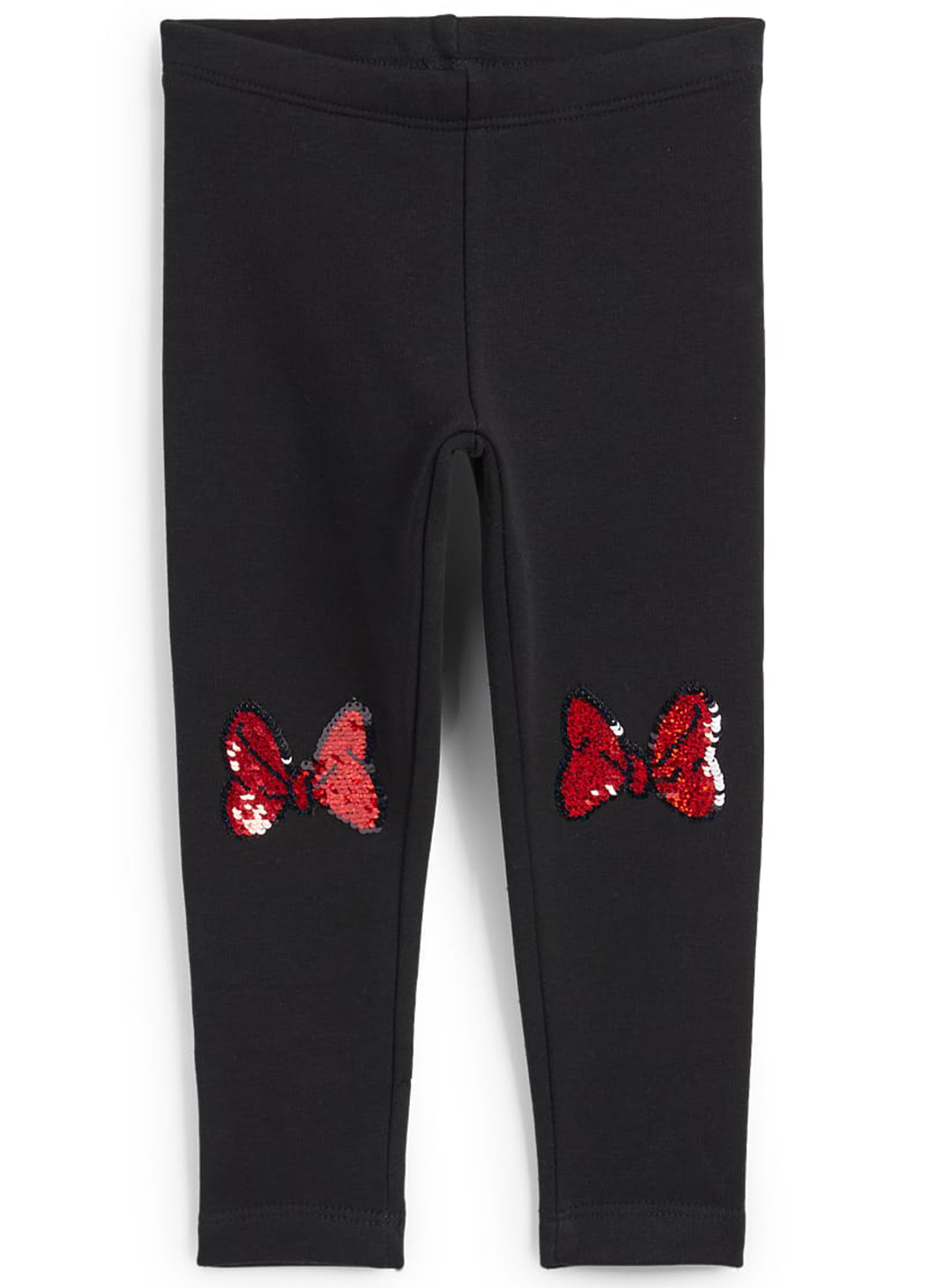 Черные зимние леггинсы C&A