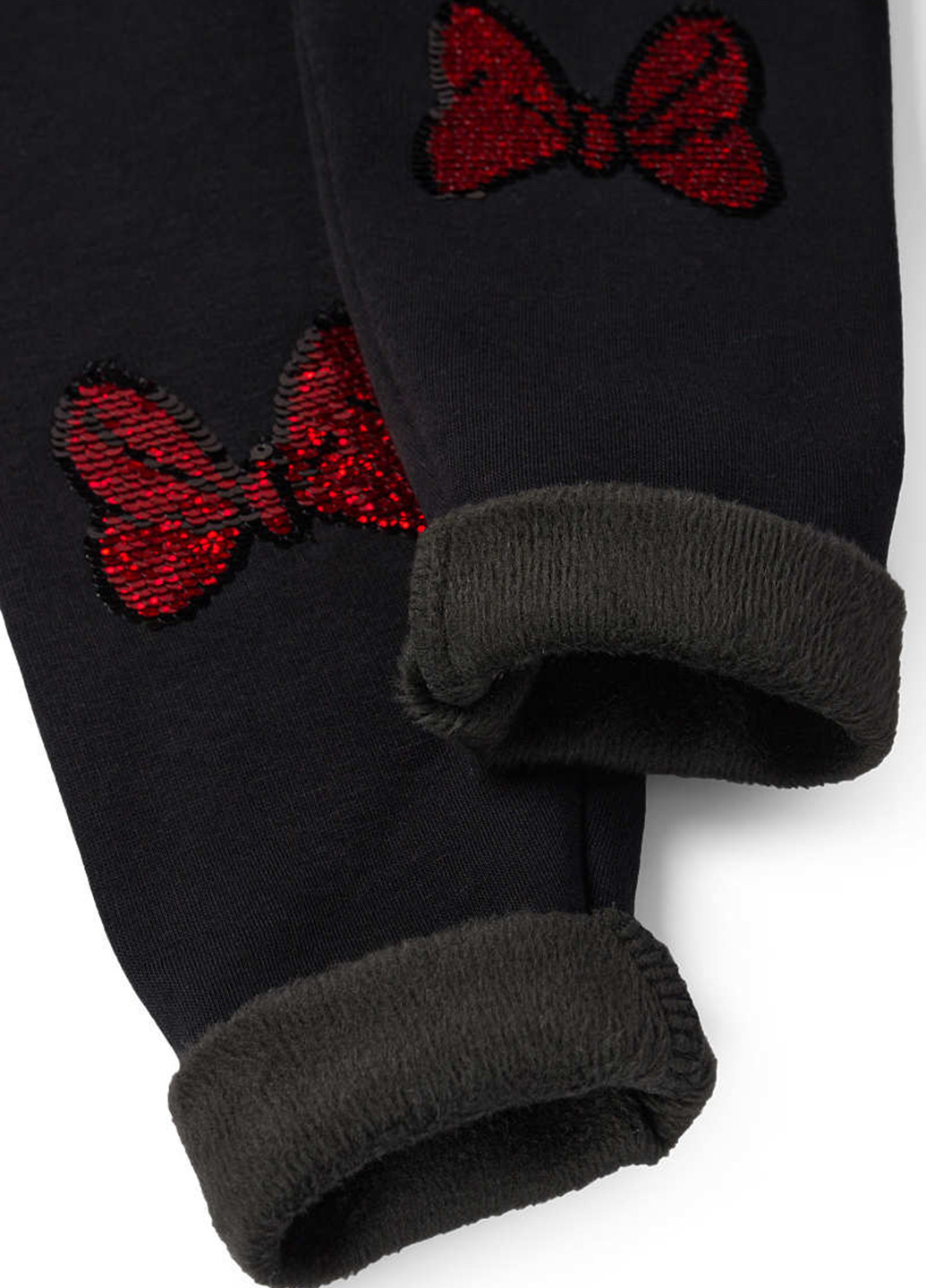 Черные зимние леггинсы C&A