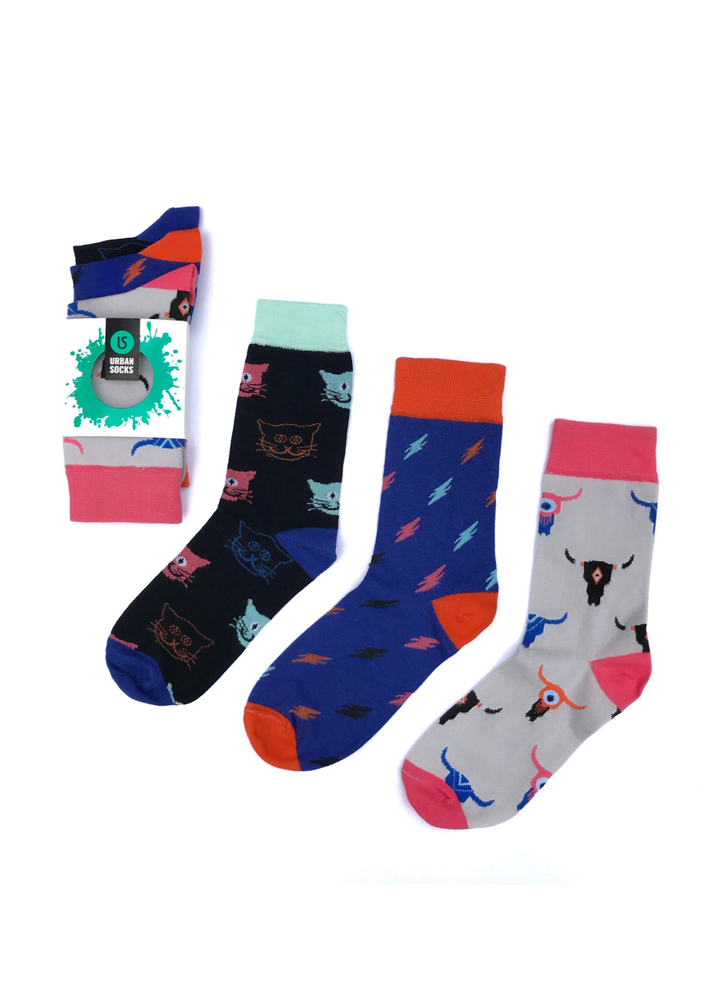 Шкарпетки (3 пари) URBAN SOCKS (51896797)