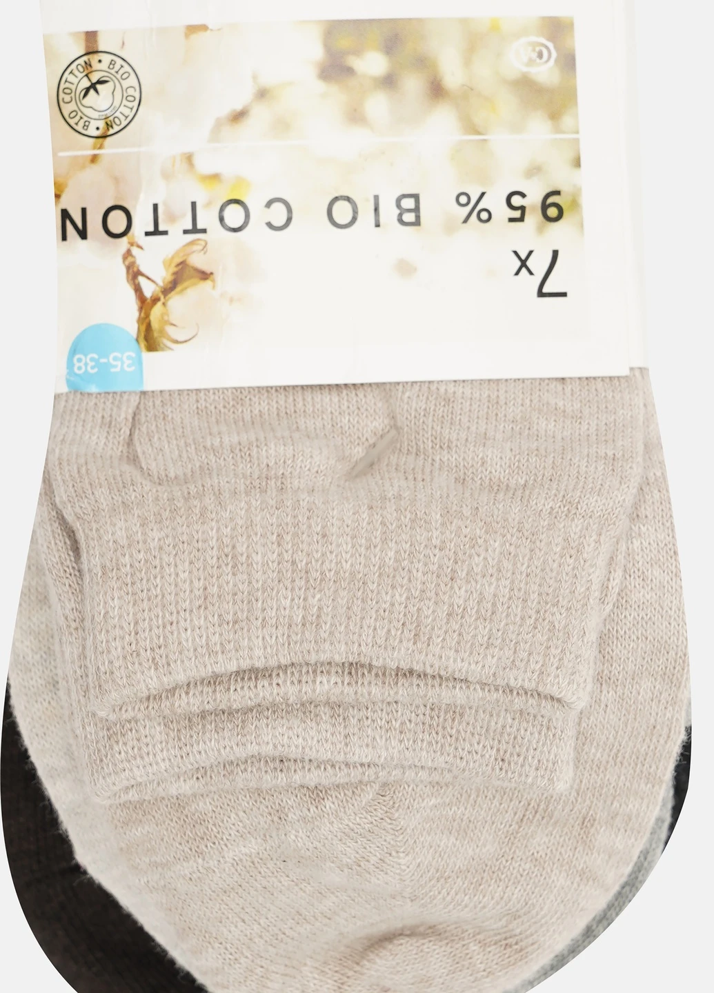 Комбинированные носки (7шт) C&A однотонные всесезон (252777155)