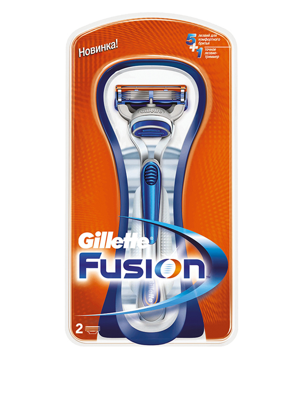 Станок со сменной кассетой Fusion Станок (2 сменные кассеты) Gillette (181417532)
