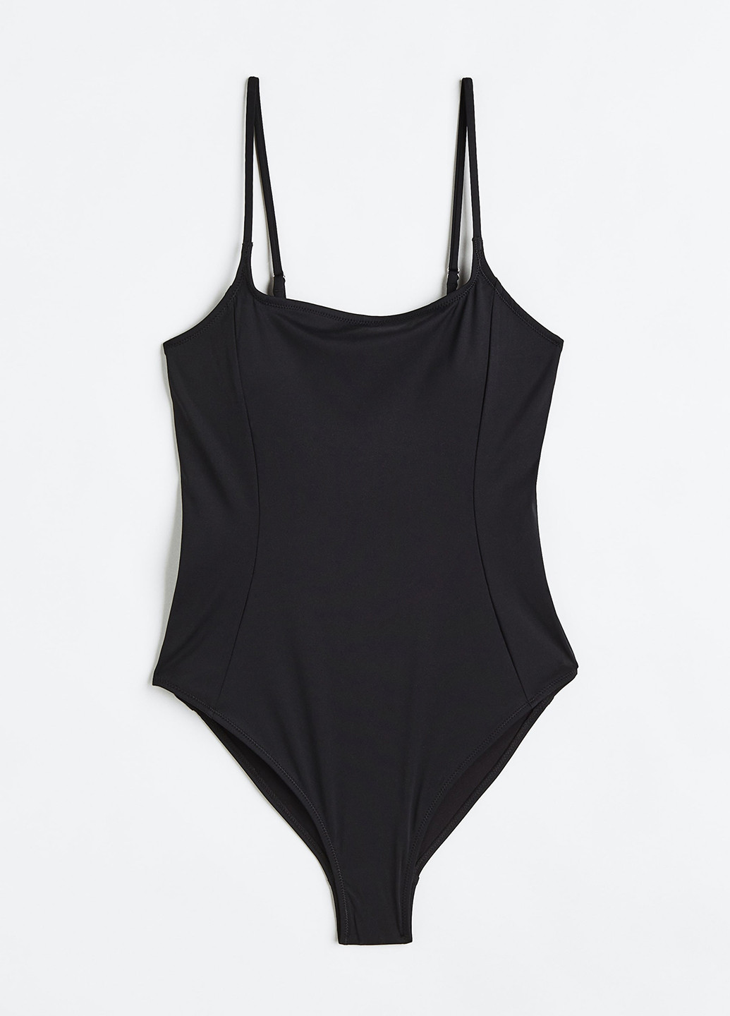 Чорний літній купальник суцільний, майо H&M