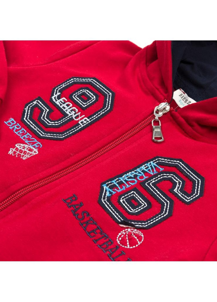 Червоний демісезонний спортивний костюм "basketball 96" (13000-86b-red) Breeze