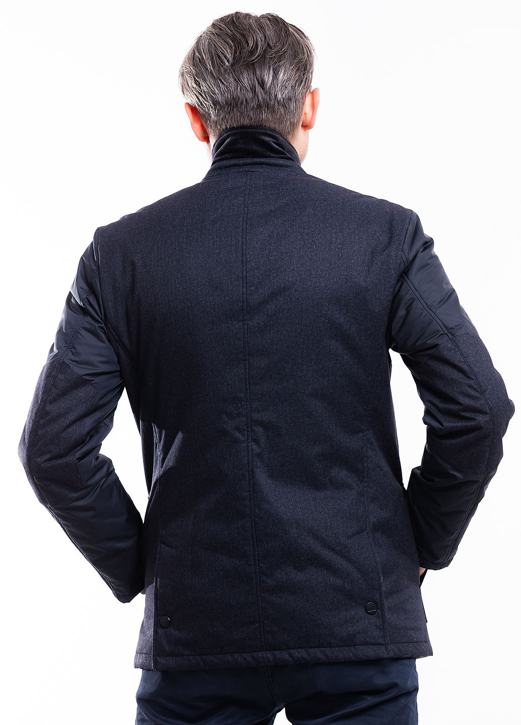 Синяя демисезонная куртка - пиджак утепленный Astoni Gat