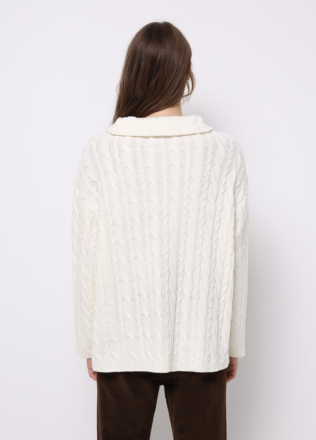 Білий зимовий светр Colin's