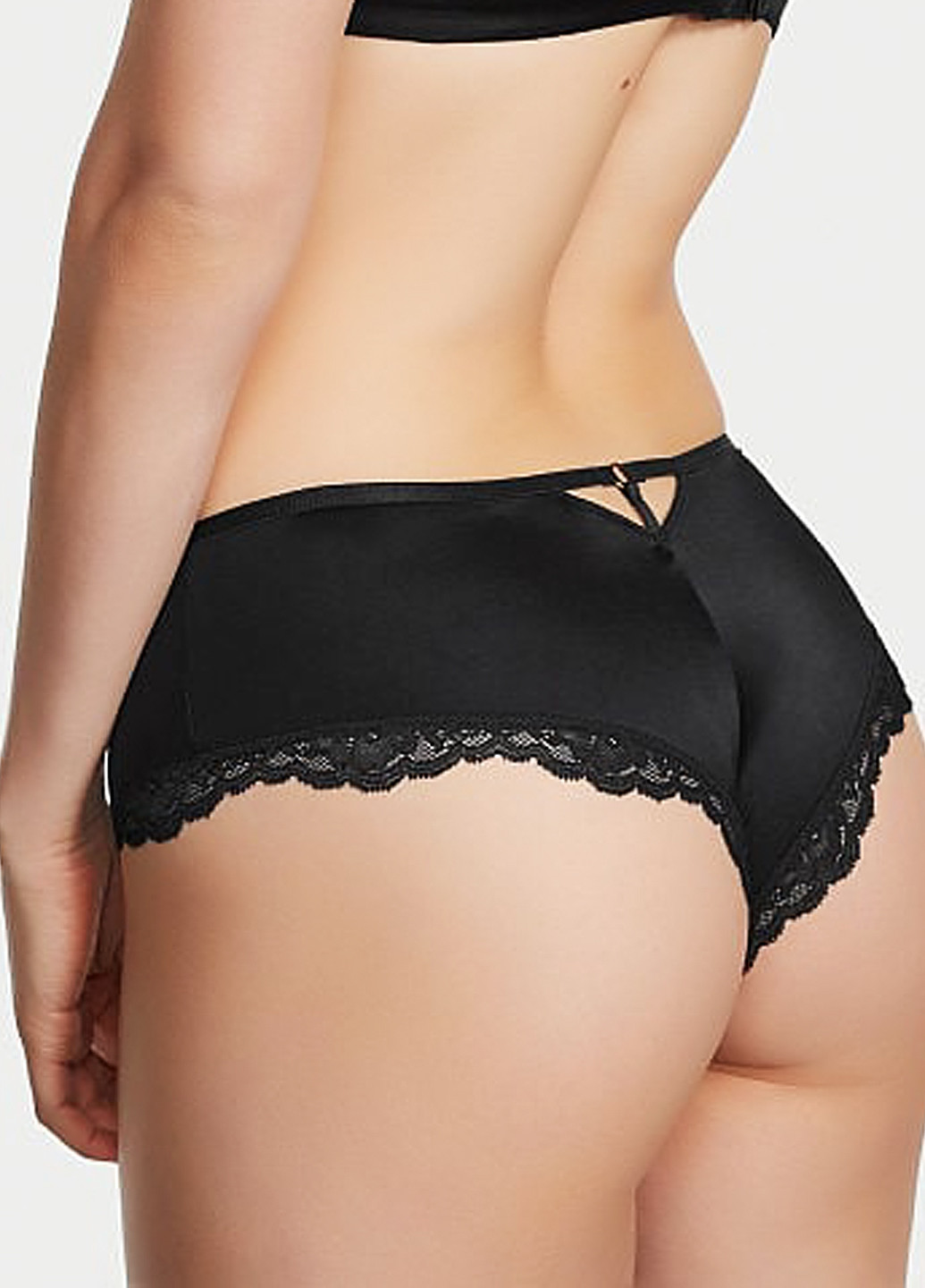 Чорний демісезонний комплект (бюстгальтер, трусики) Victoria's Secret