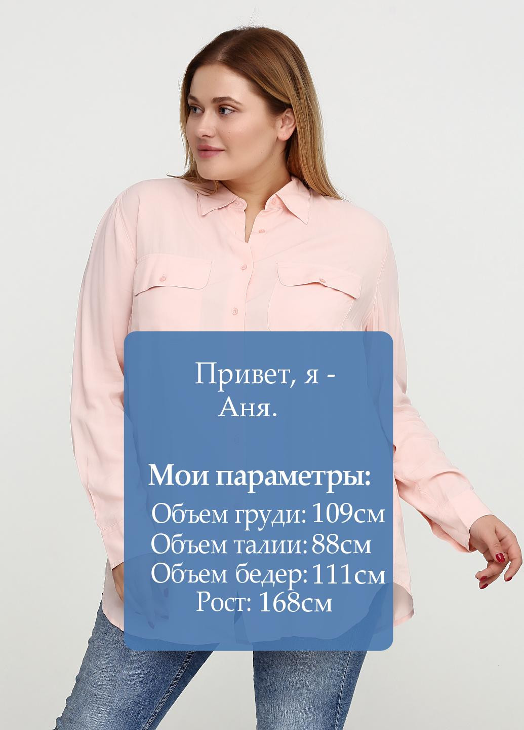 Бледно-розовая демисезонная блуза Ralph Lauren