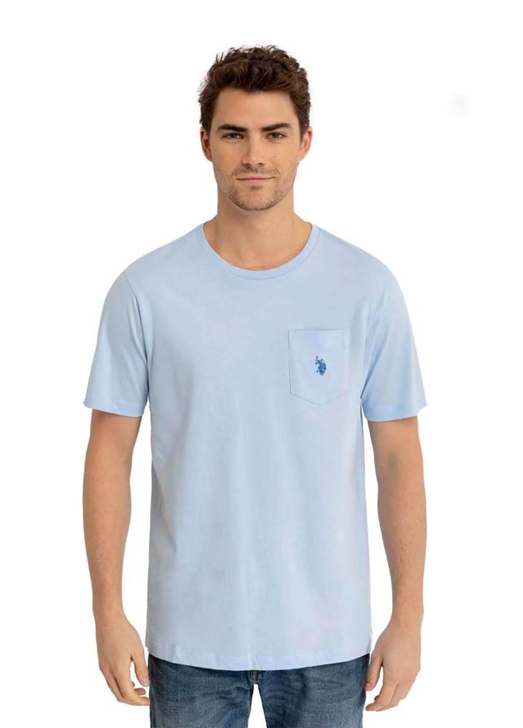 Блакитна футболка U.S. Polo Assn.