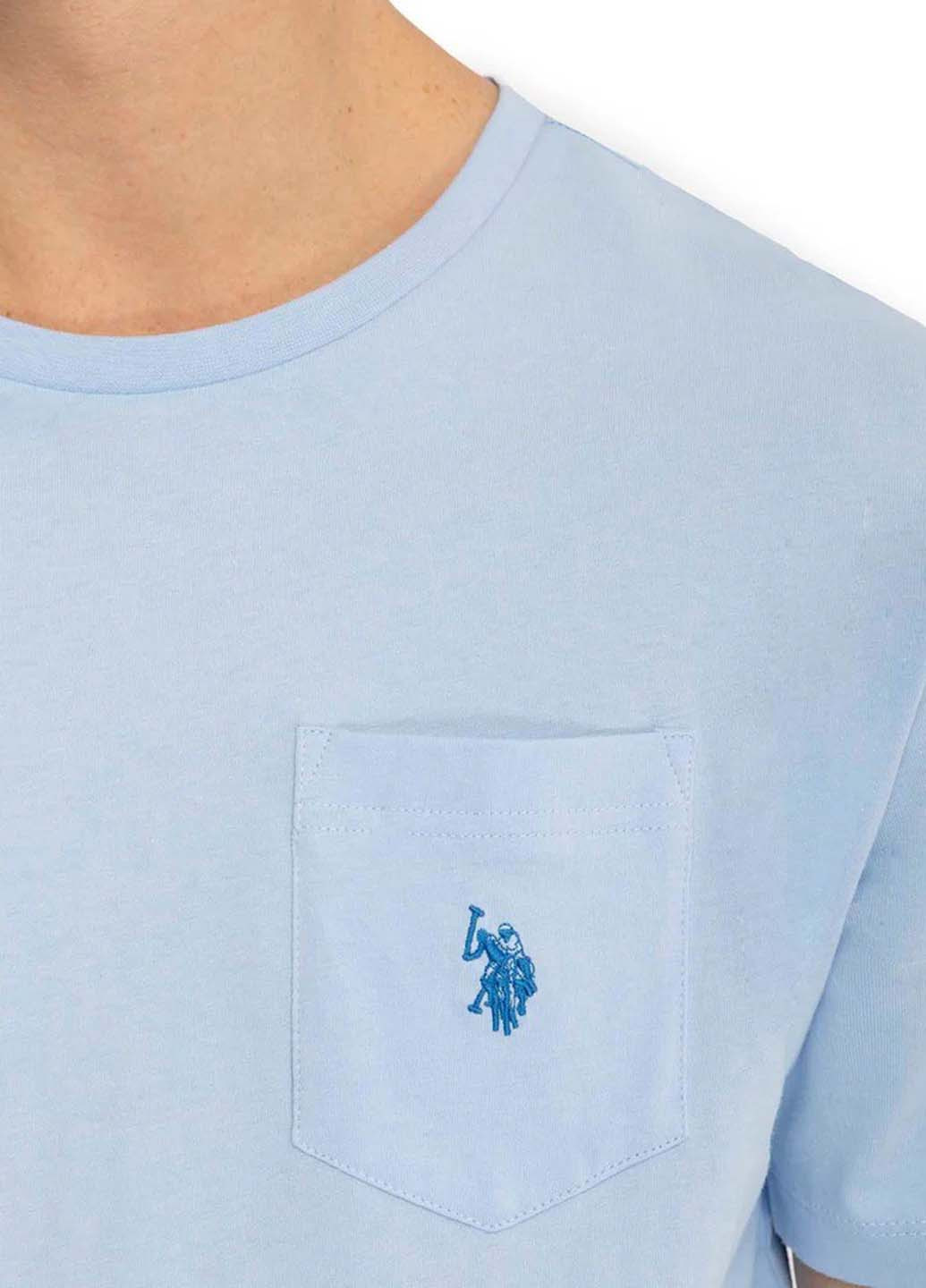 Блакитна футболка U.S. Polo Assn.