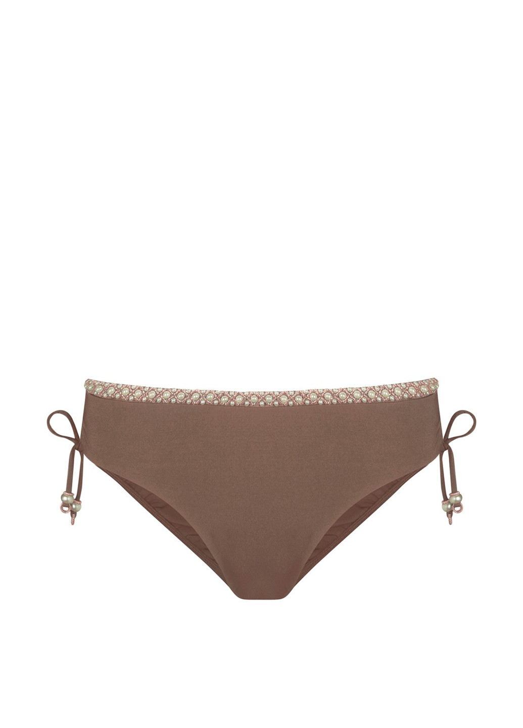 Коричневые купальные трусики однотонные Marc & André