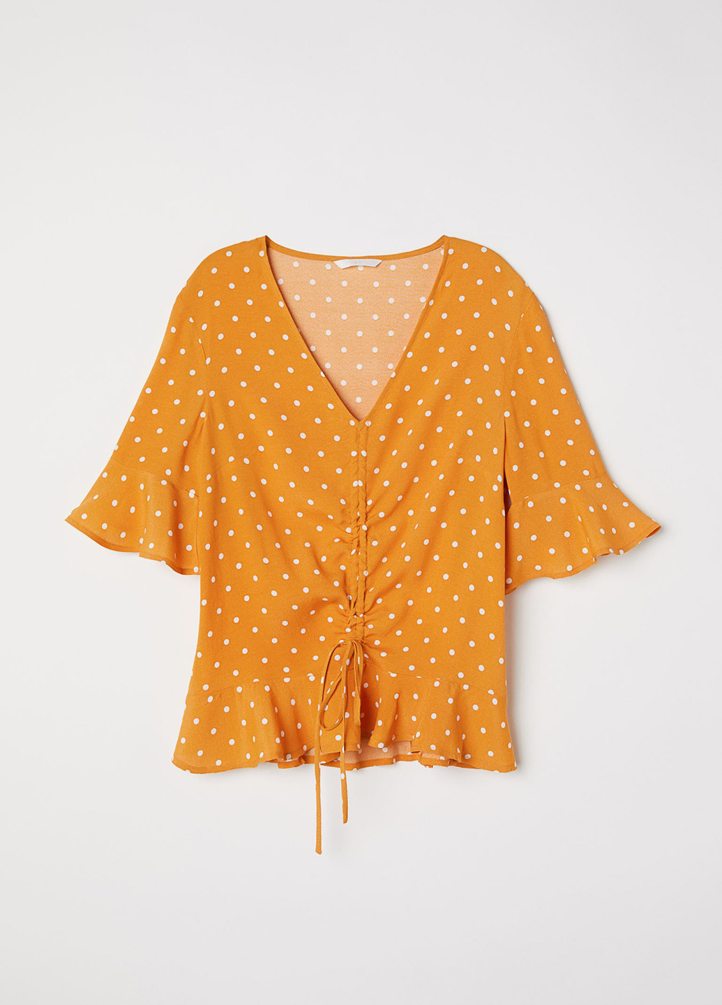 Помаранчева літня блузка H&M
